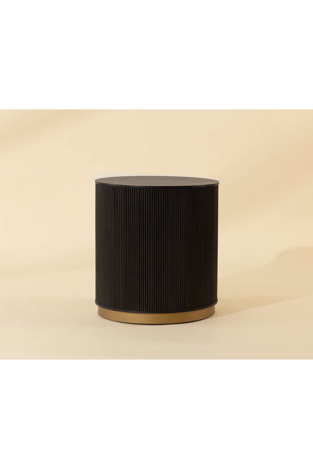 Modern European furniture - Reeded Oak Side Table - www.oroa.com | Oroa.com