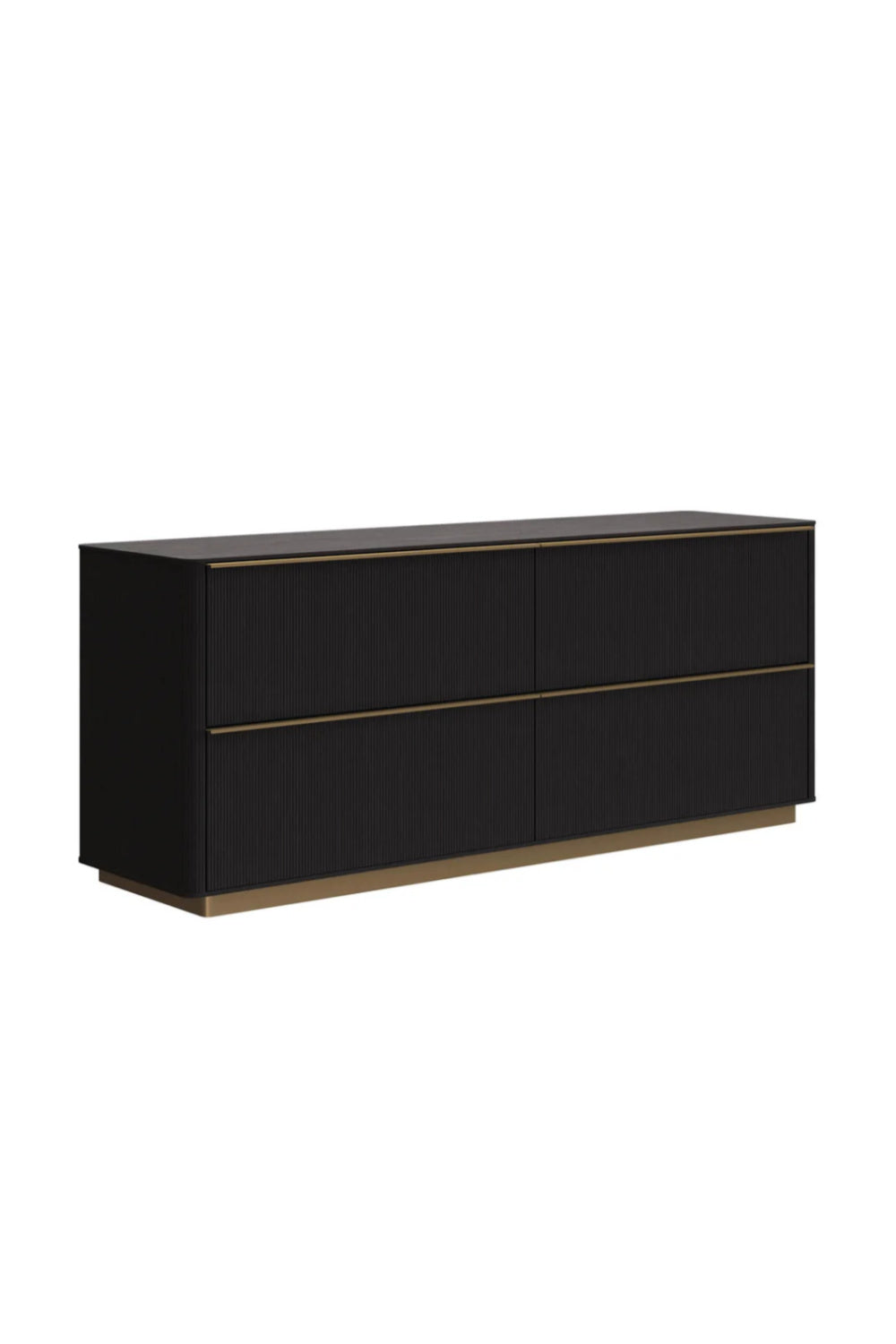 Modern European furniture - Reeded Oak 4-Drawer Dresser - www.oroa.com | Oroa.com