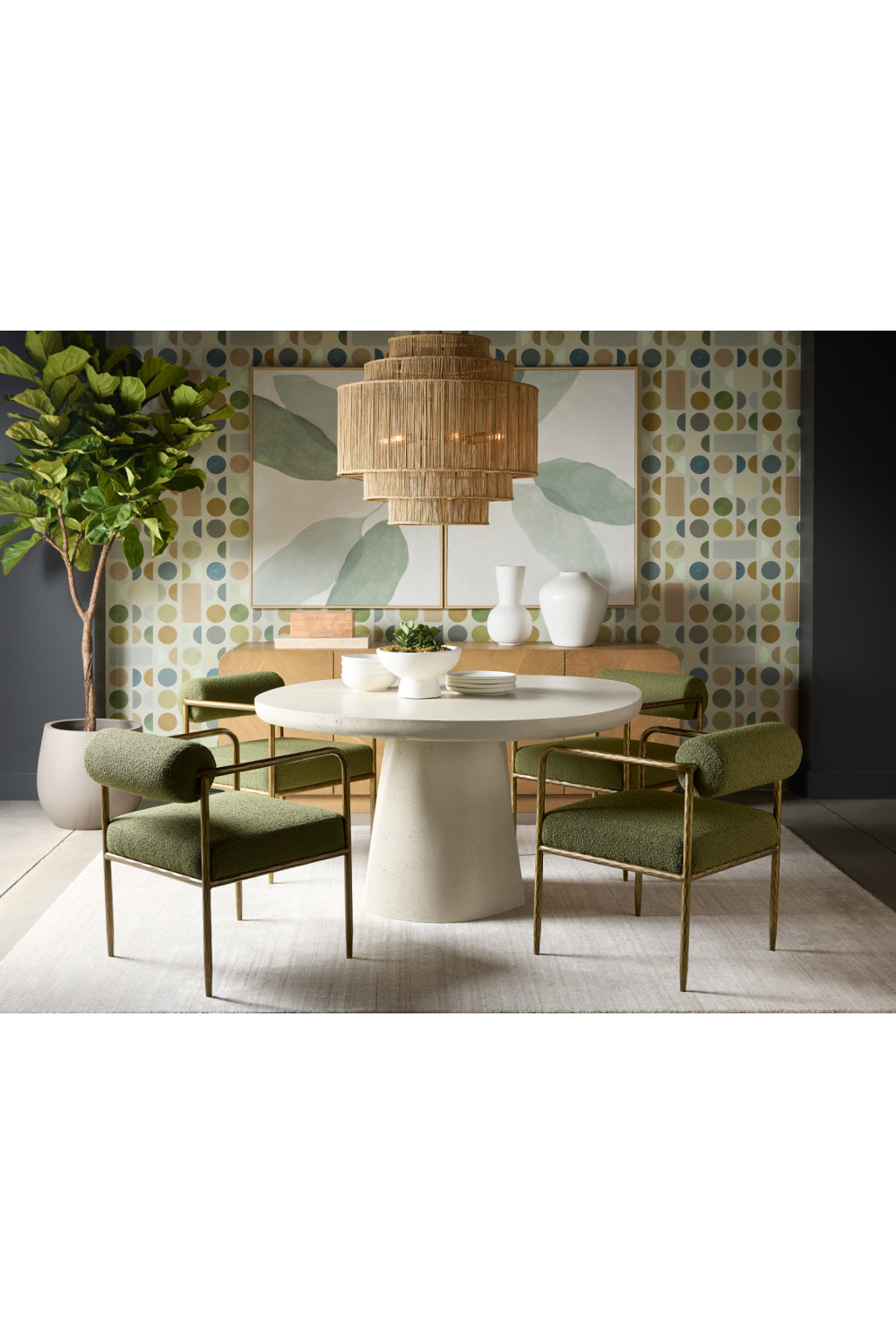 Modern European furniture - Tiered Jute Chandelier - www.oroa.com | Oroa.com