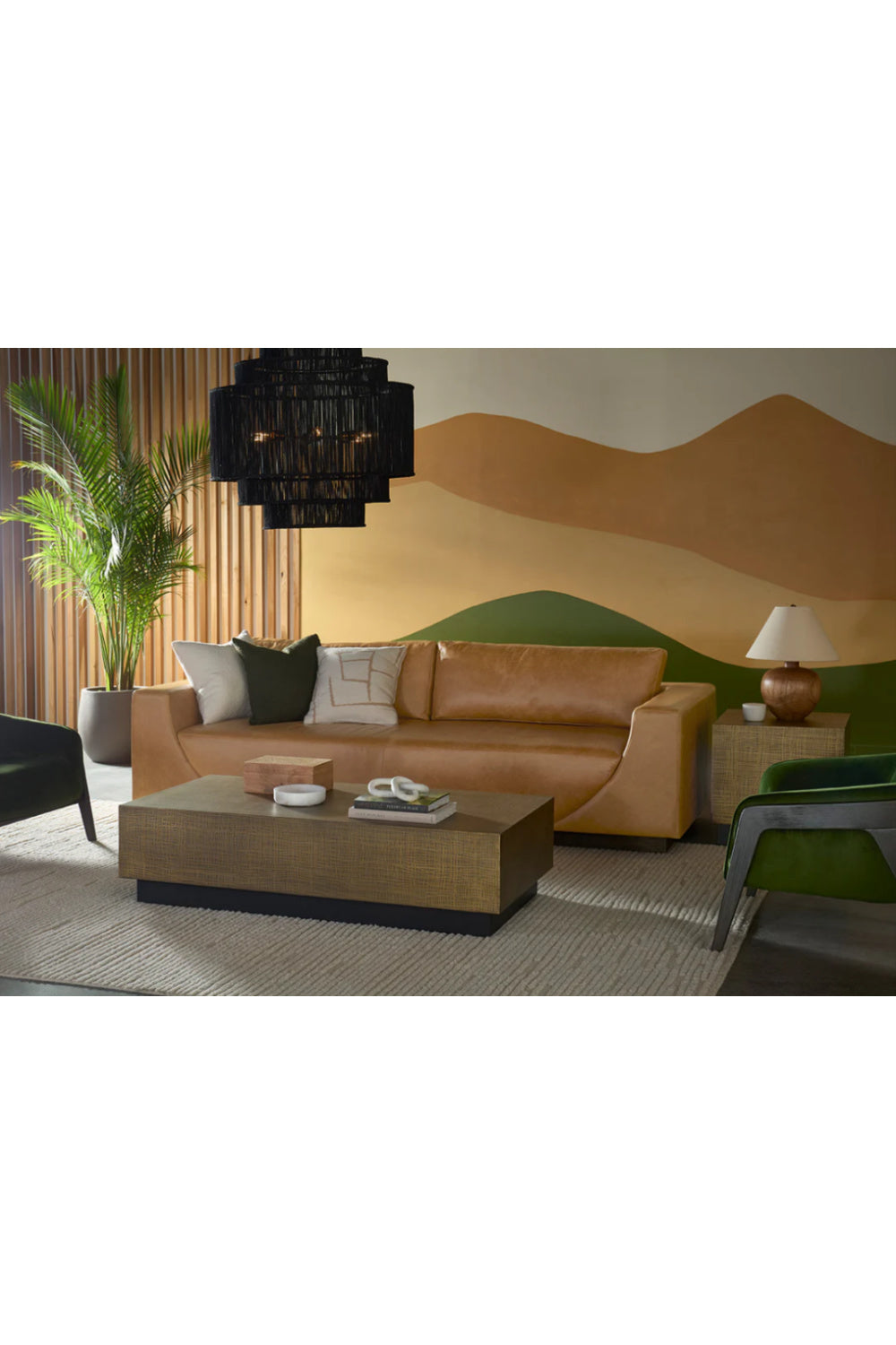 Modern European furniture - Tiered Jute Chandelier - www.oroa.com | Oroa.com