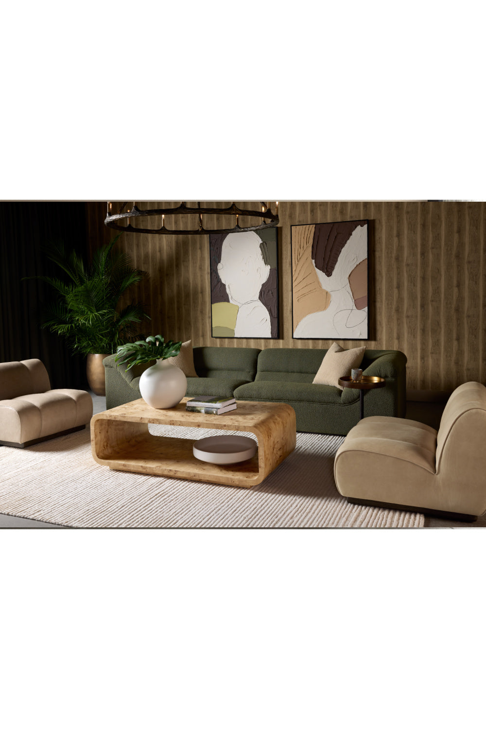Round Bronze End Table Modern European furniture - www.oroa.com | Oroa.com