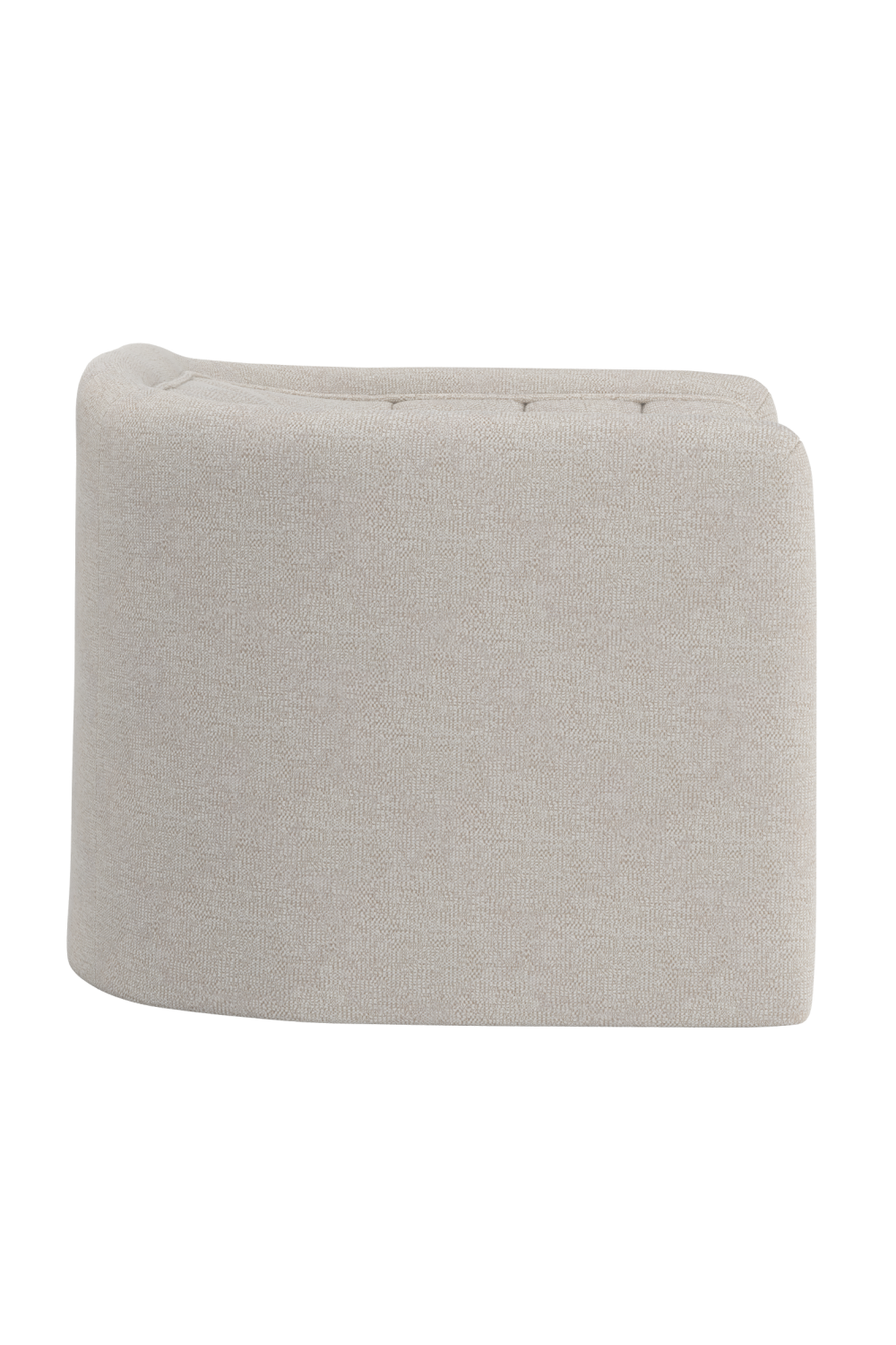 Modern European furniture - Cream Tufted-Back Swivel Armchair - www.oroa.com | Oroa.com