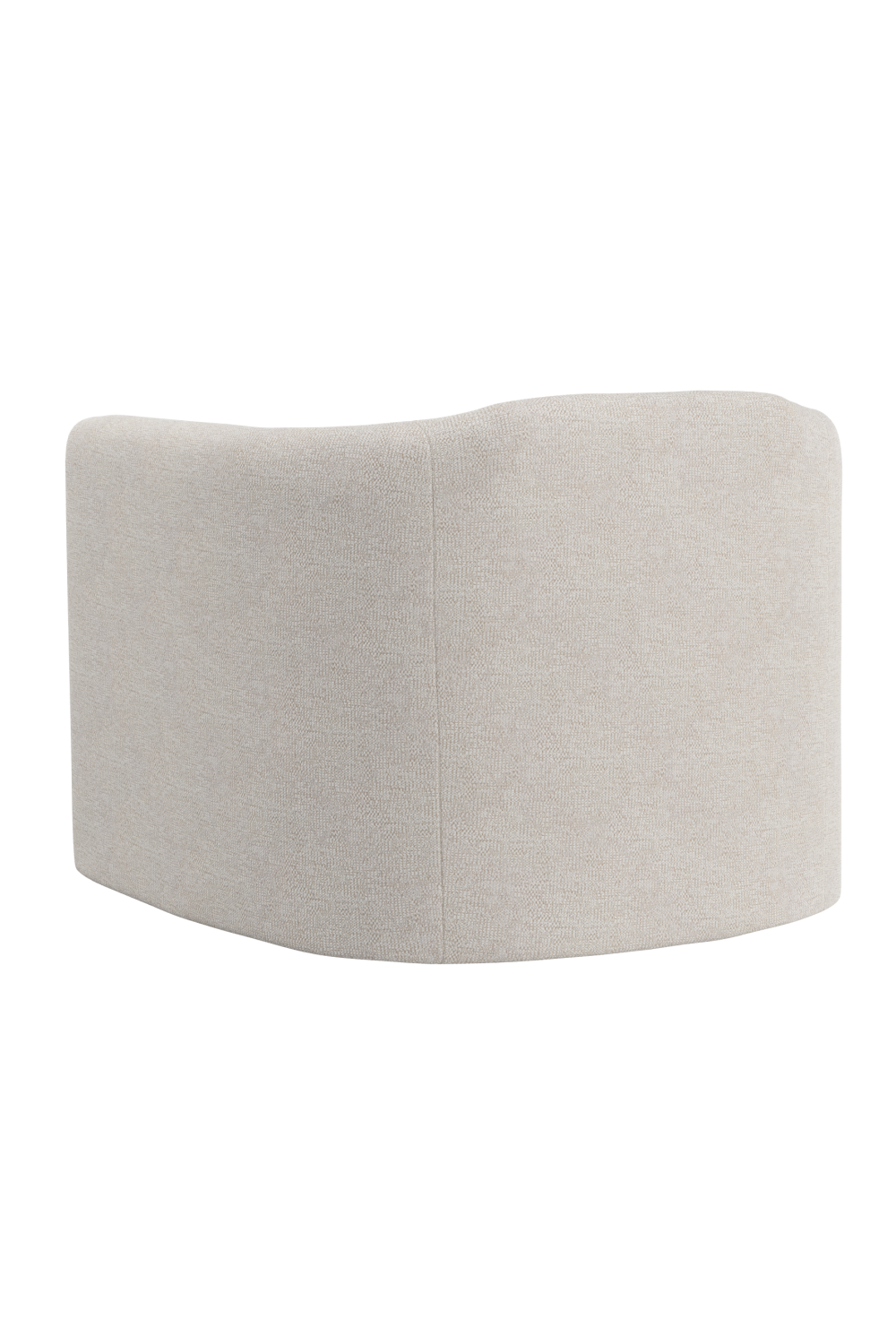 Modern European furniture - Cream Tufted-Back Swivel Armchair - www.oroa.com | Oroa.com