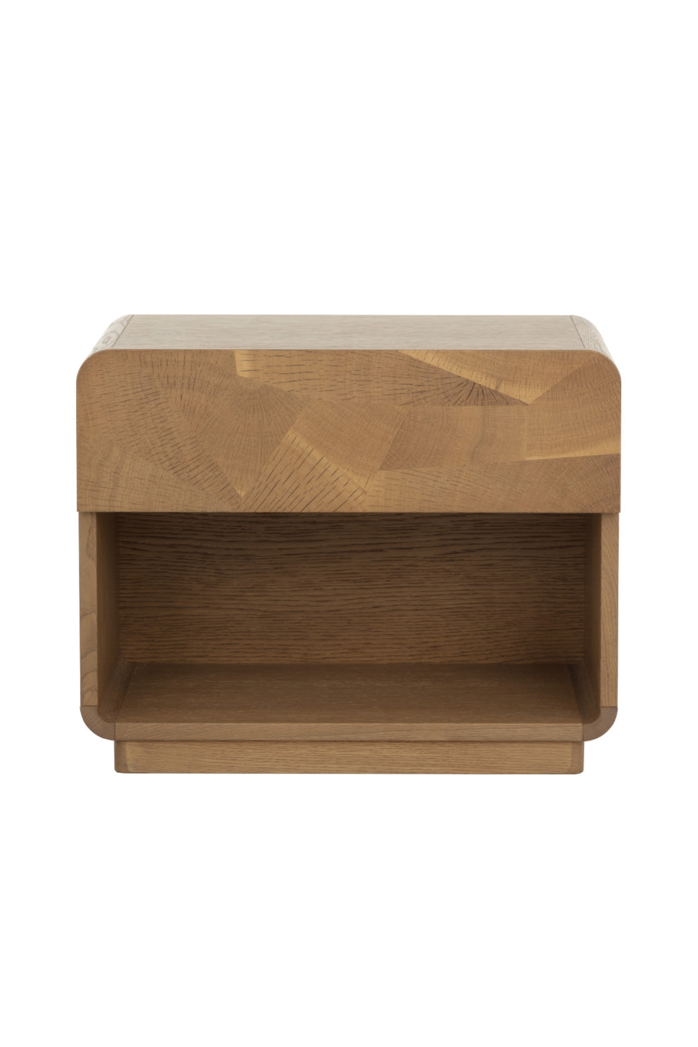 Modern European furniture - Oak Mosaic 1-Drawer Nightstand - www.oroa.com | Oroa.com