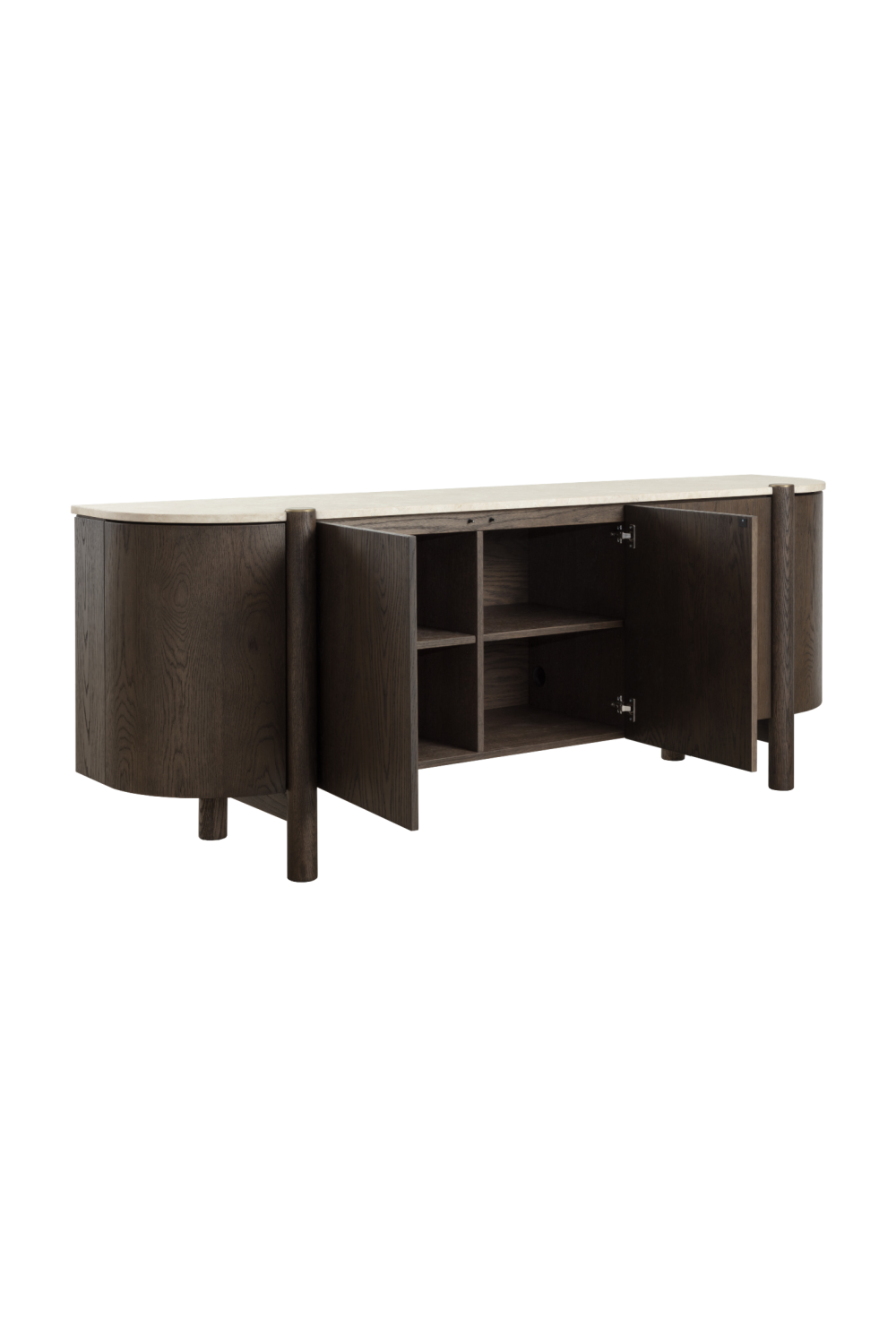 Modern European furniture - Solid Oak 4-Door Sideboard - www.oroa.com | Oroa.com