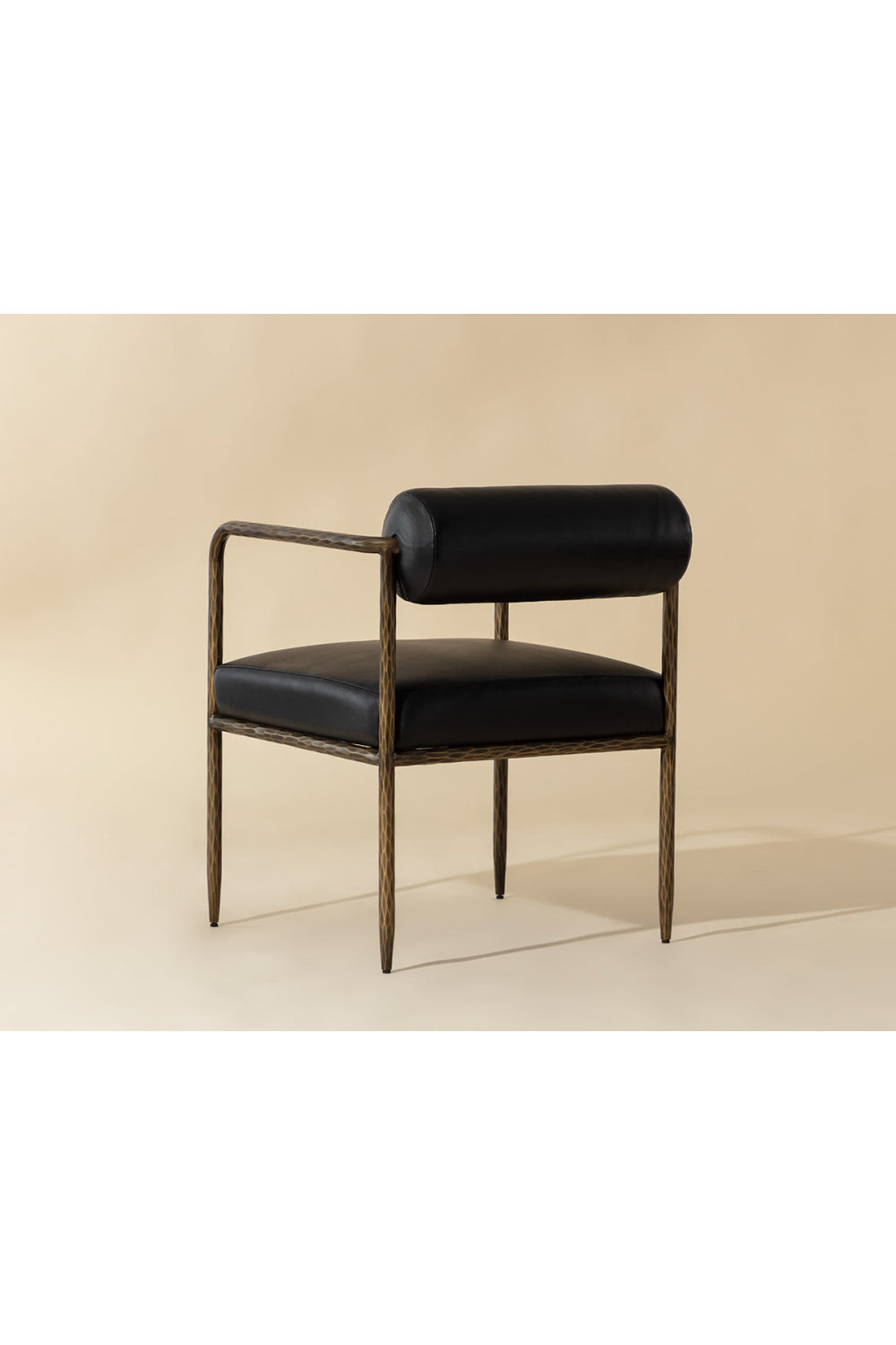 Modern European furniture - Leather Bolster-Back Dining Chair - www.oroa.com | Oroa.com