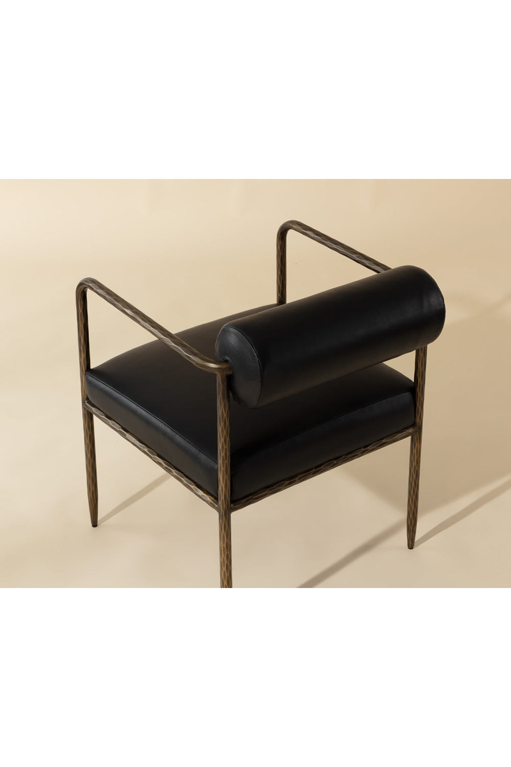 Modern European furniture - Leather Bolster-Back Dining Chair - www.oroa.com | Oroa.com