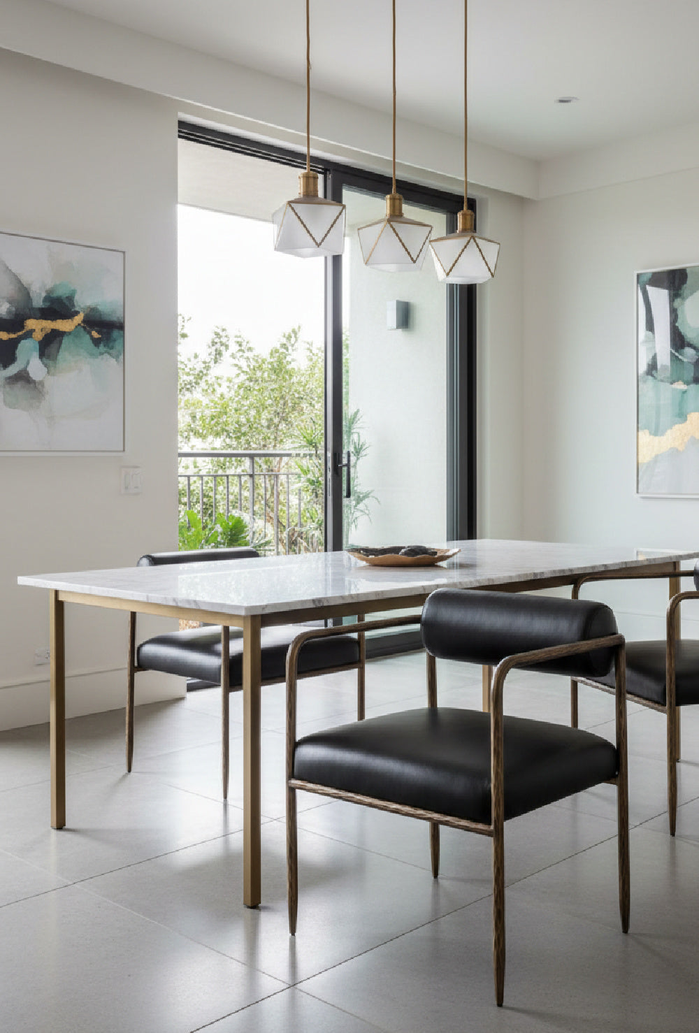 Modern European furniture - Leather Bolster-Back Dining Chair - www.oroa.com | Oroa.com