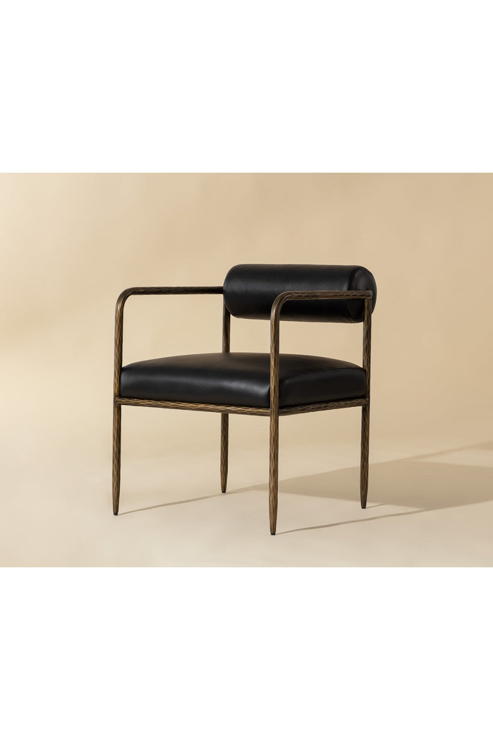 Modern European furniture - Leather Bolster-Back Dining Chair - www.oroa.com | Oroa.com