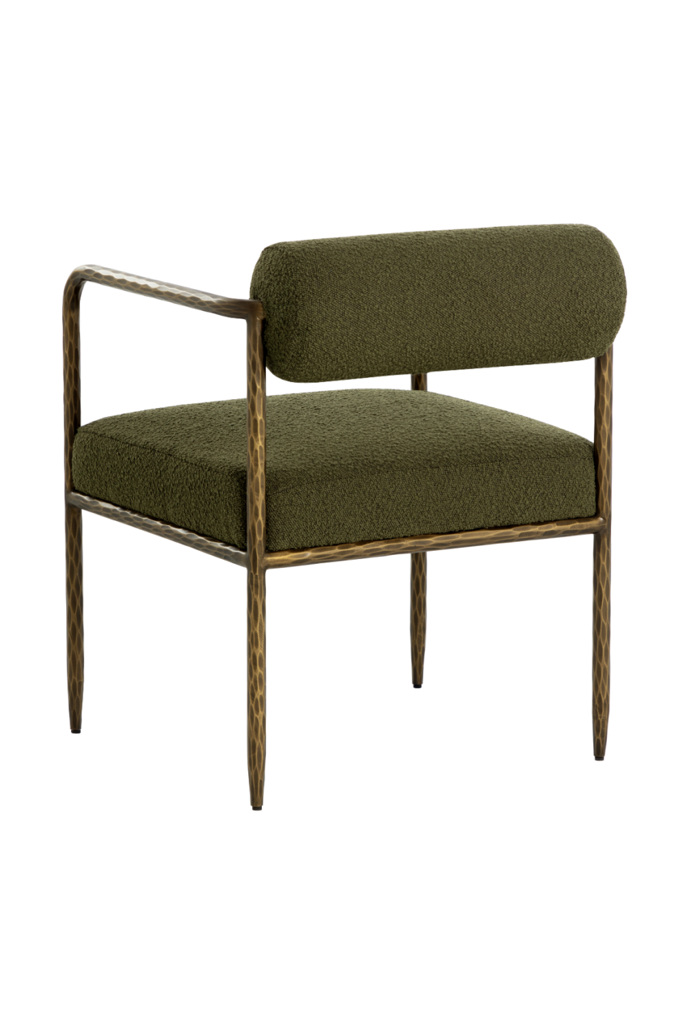 Modern European furniture - Iron Framed Green Dining Chair - www.oroa.com | Oroa.com