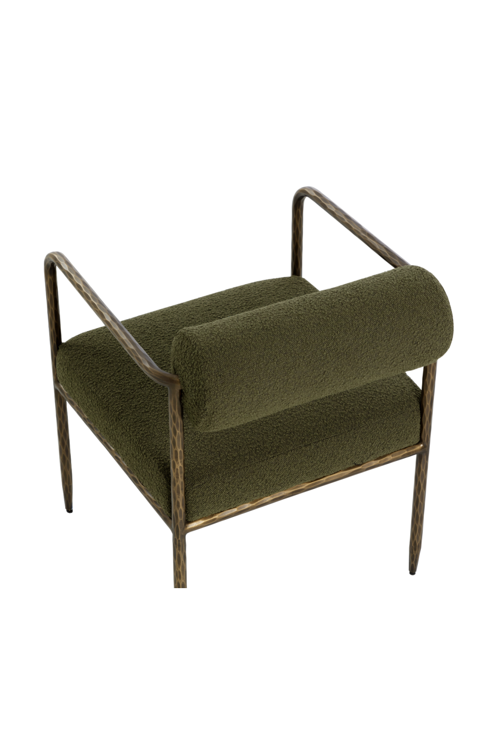 Modern European furniture - Iron Framed Green Dining Chair - www.oroa.com | Oroa.com