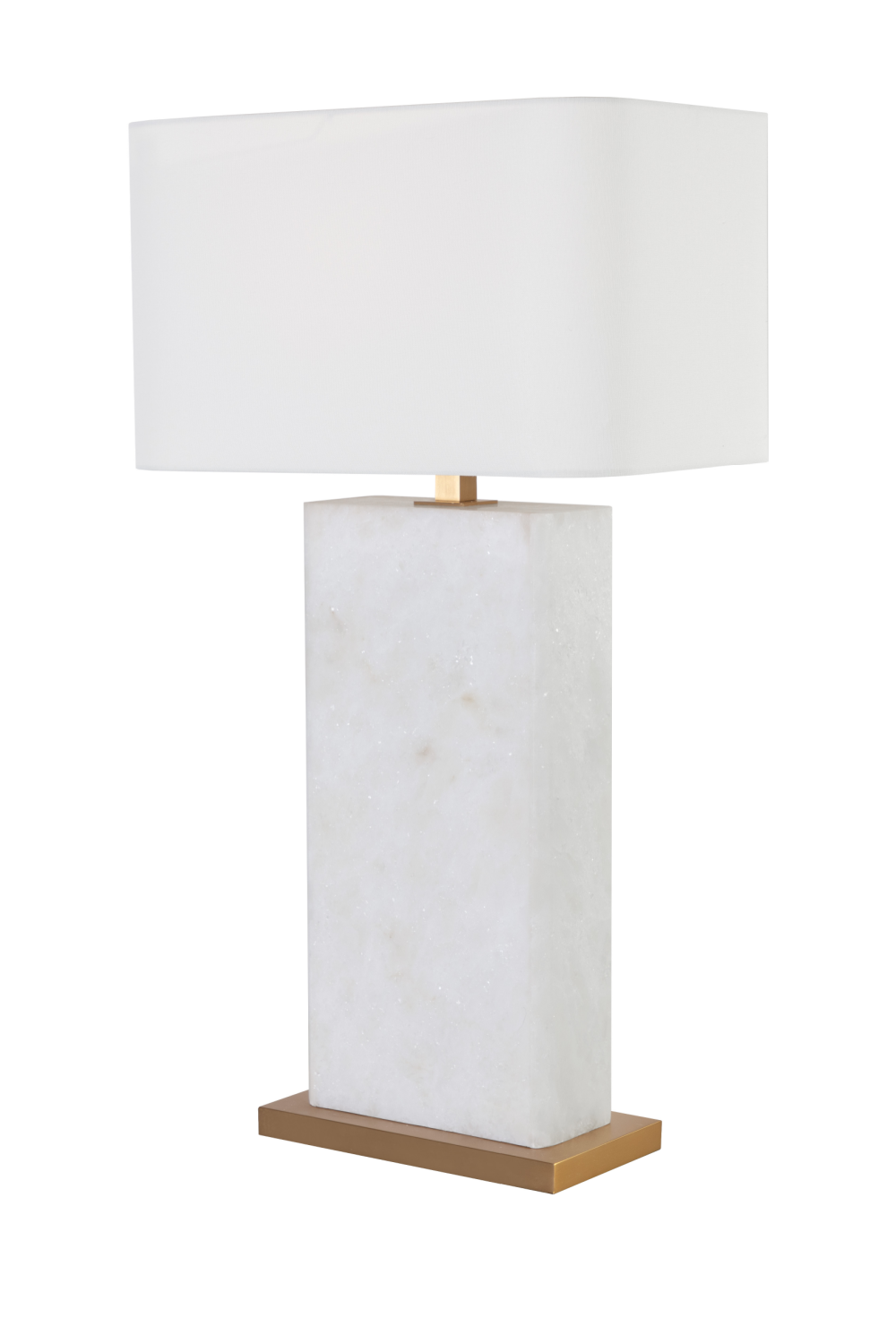 Modern European furniture - White Alabaster Table Lamp - www.oroa.com | Oroa.com