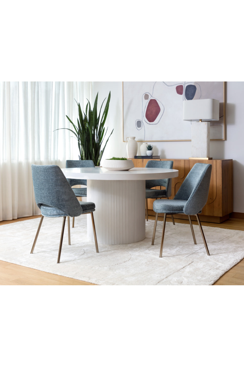 Modern European furniture - White Alabaster Table Lamp - www.oroa.com | Oroa.com