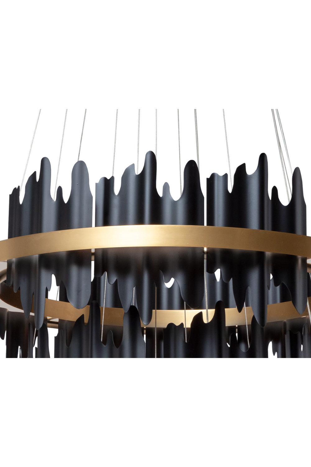 Modern European furniture - Black 3-Tier Chandelier - www.oroa.com | Oroa.com