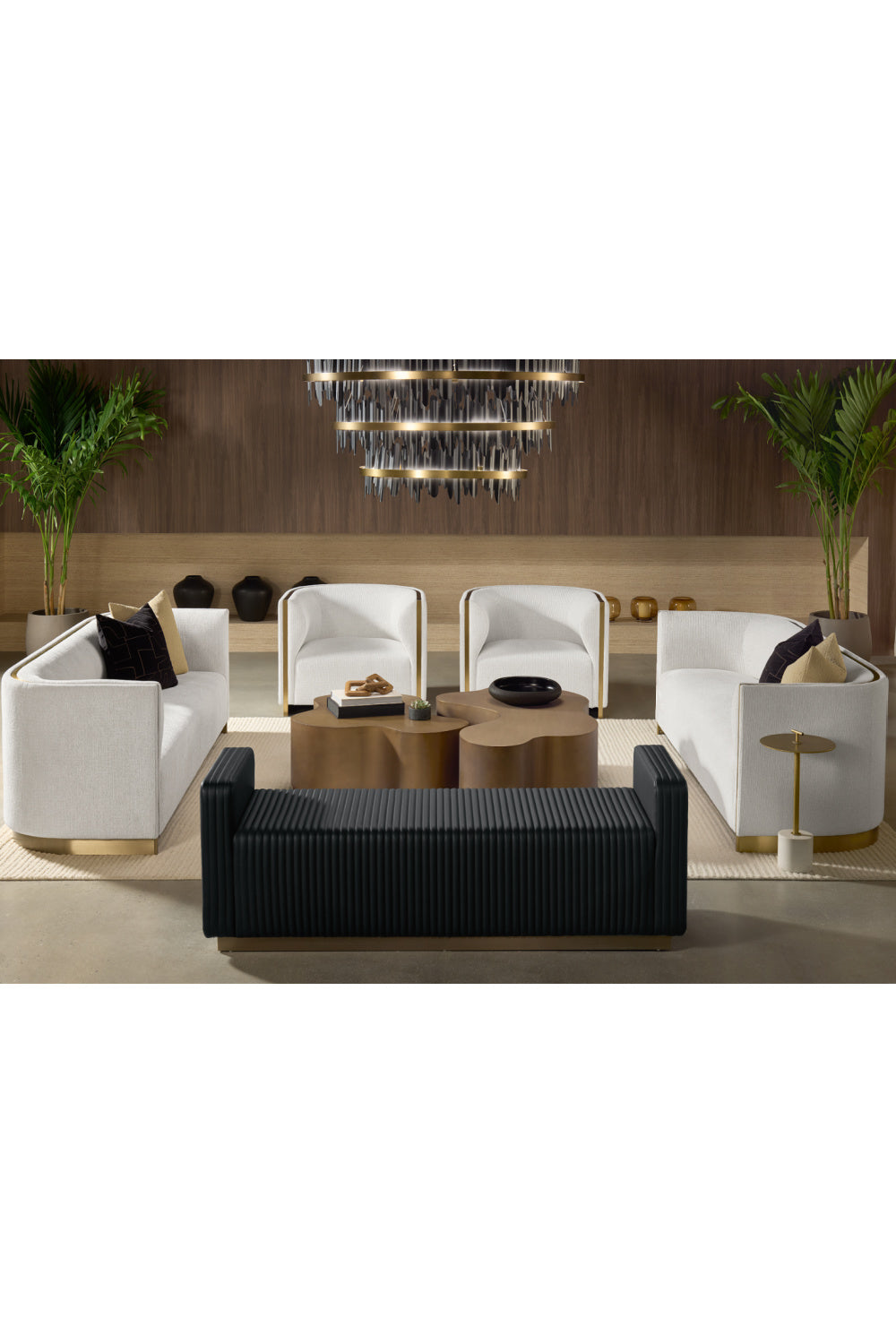 Modern European furniture - Black 3-Tier Chandelier - www.oroa.com | Oroa.com