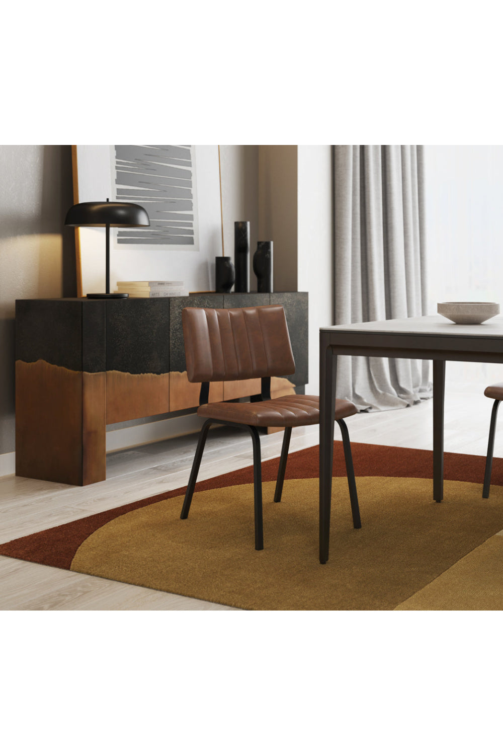 Modern European furniture - Copper Patina Accent Sideboard - www.oroa.com | Oroa.com