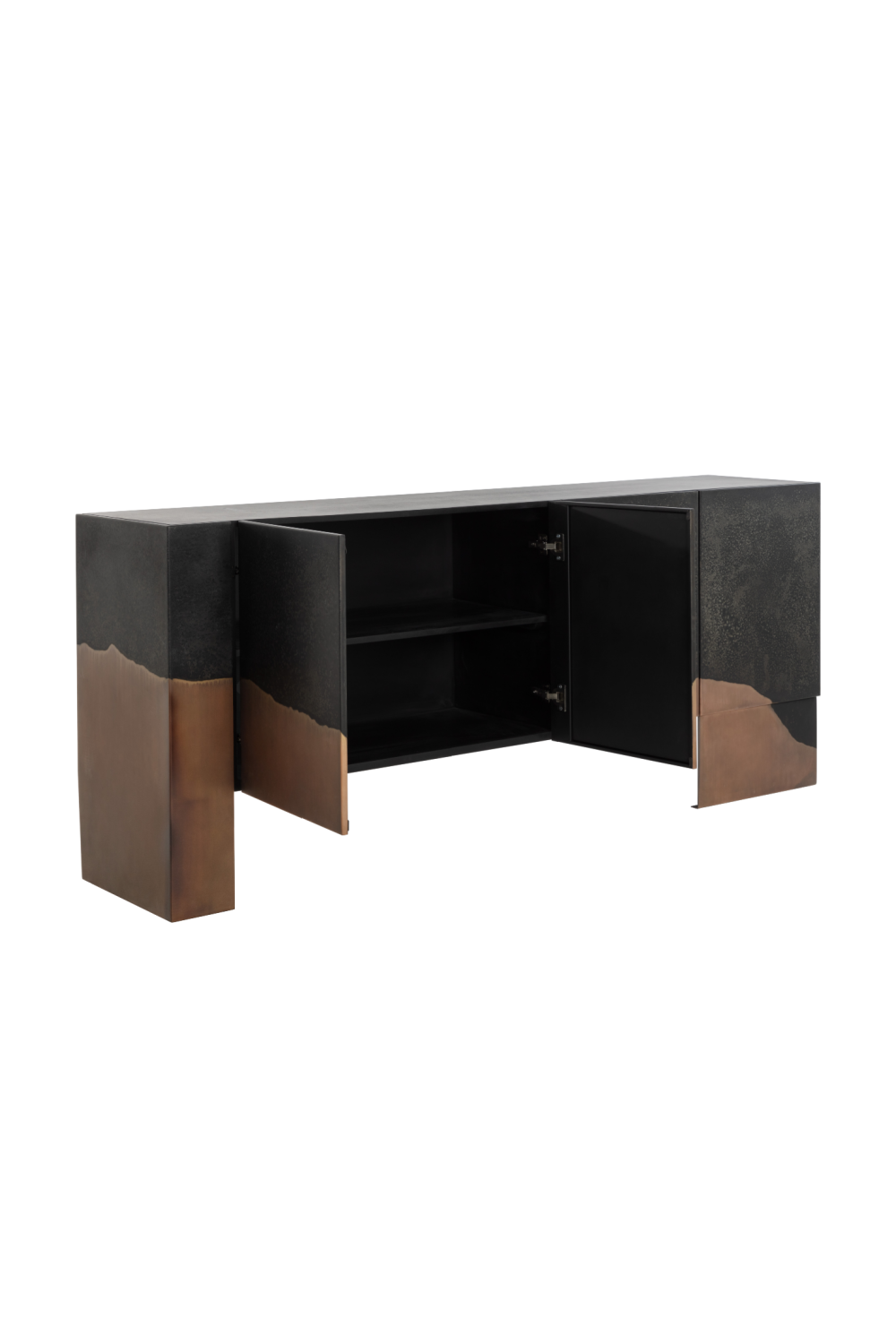 Modern European furniture - Copper Patina Accent Sideboard - www.oroa.com | Oroa.com