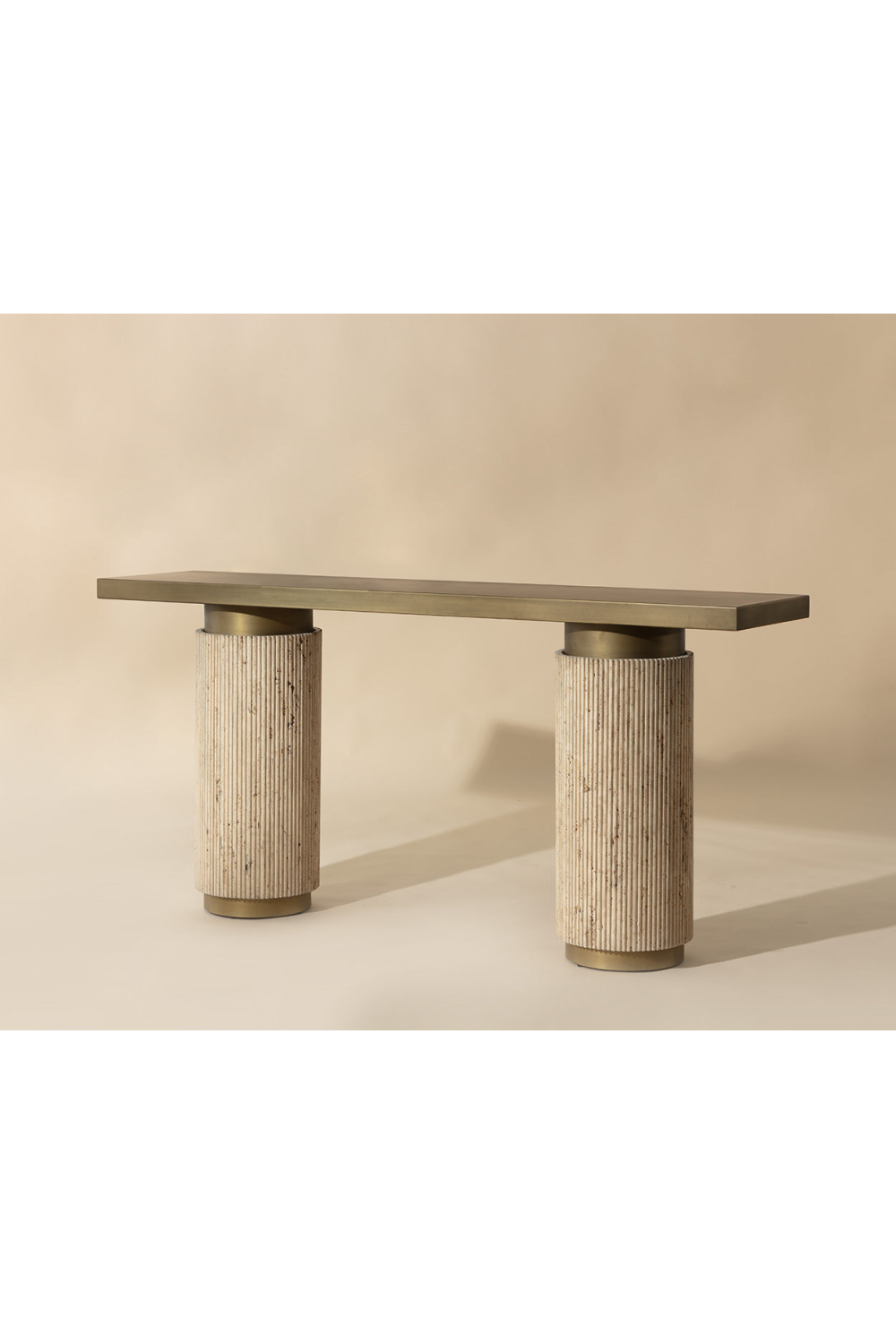 Modern European furniture - Antique Brass Console Table - www.oroa.com | Oroa.com