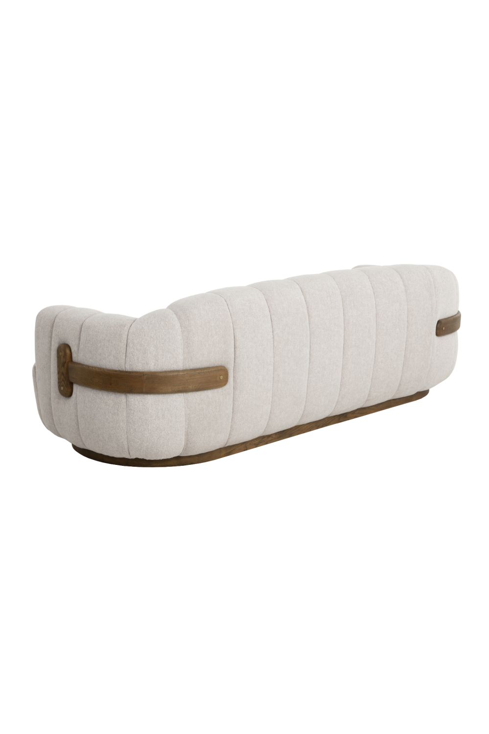 Modern European furniture - Channeled Cream Sofa - www.oroa.com | Oroa.com