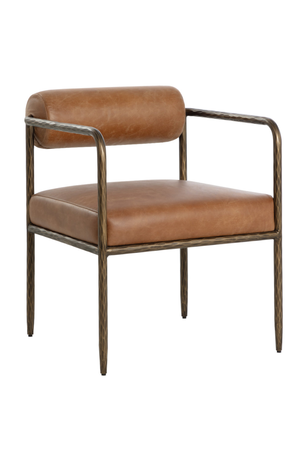 Modern European furniture - Leather Bolster-Back Dining Chair - www.oroa.com | Oroa.com