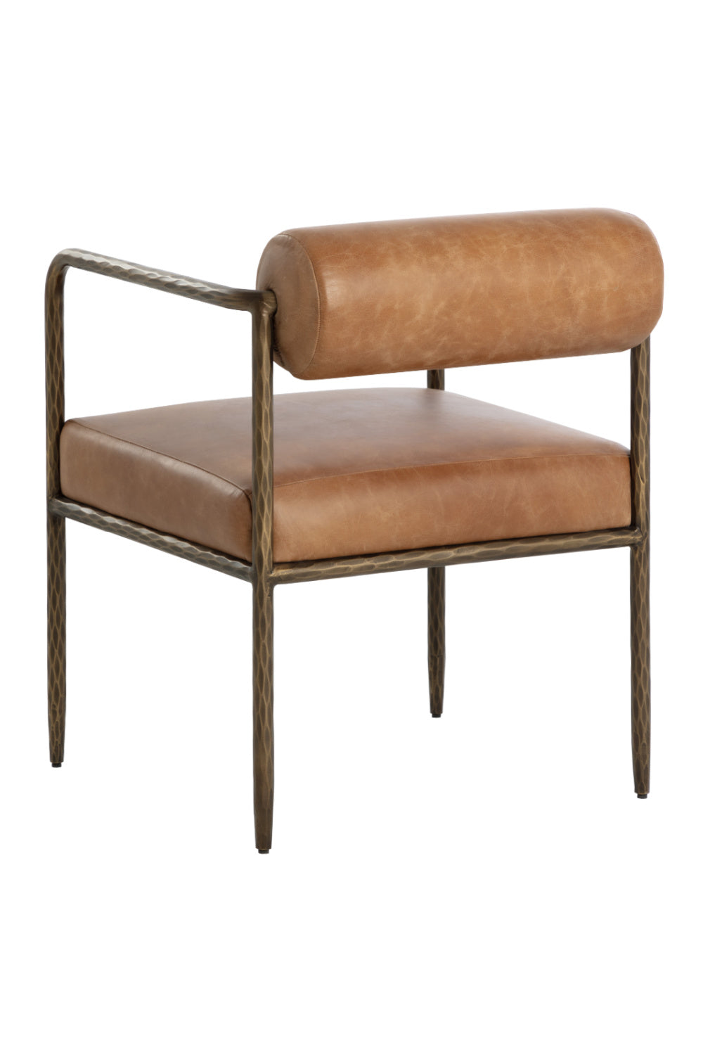 Modern European furniture - Leather Bolster-Back Dining Chair - www.oroa.com | Oroa.com