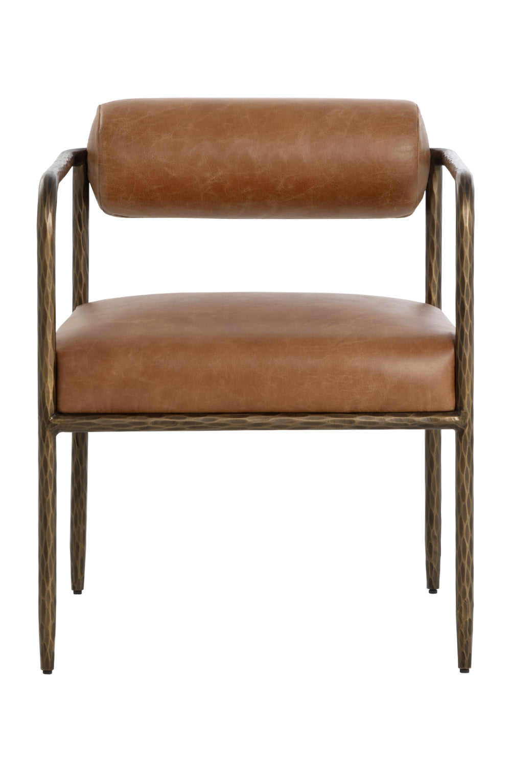 Modern European furniture - Leather Bolster-Back Dining Chair - www.oroa.com | Oroa.com