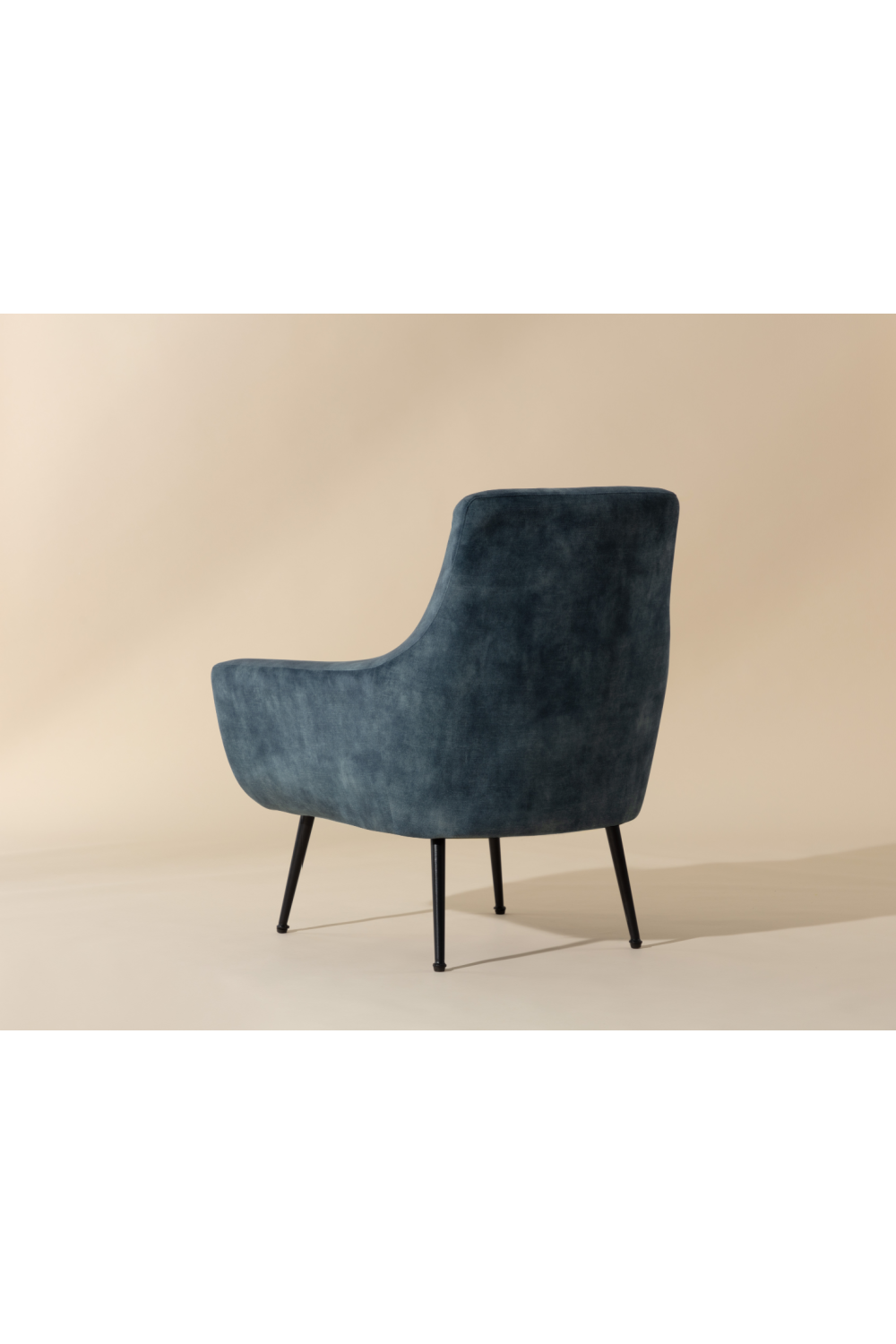 Modern European furniture - Blue Fabric Lounge Chair - www.oroa.com | Oroa.com