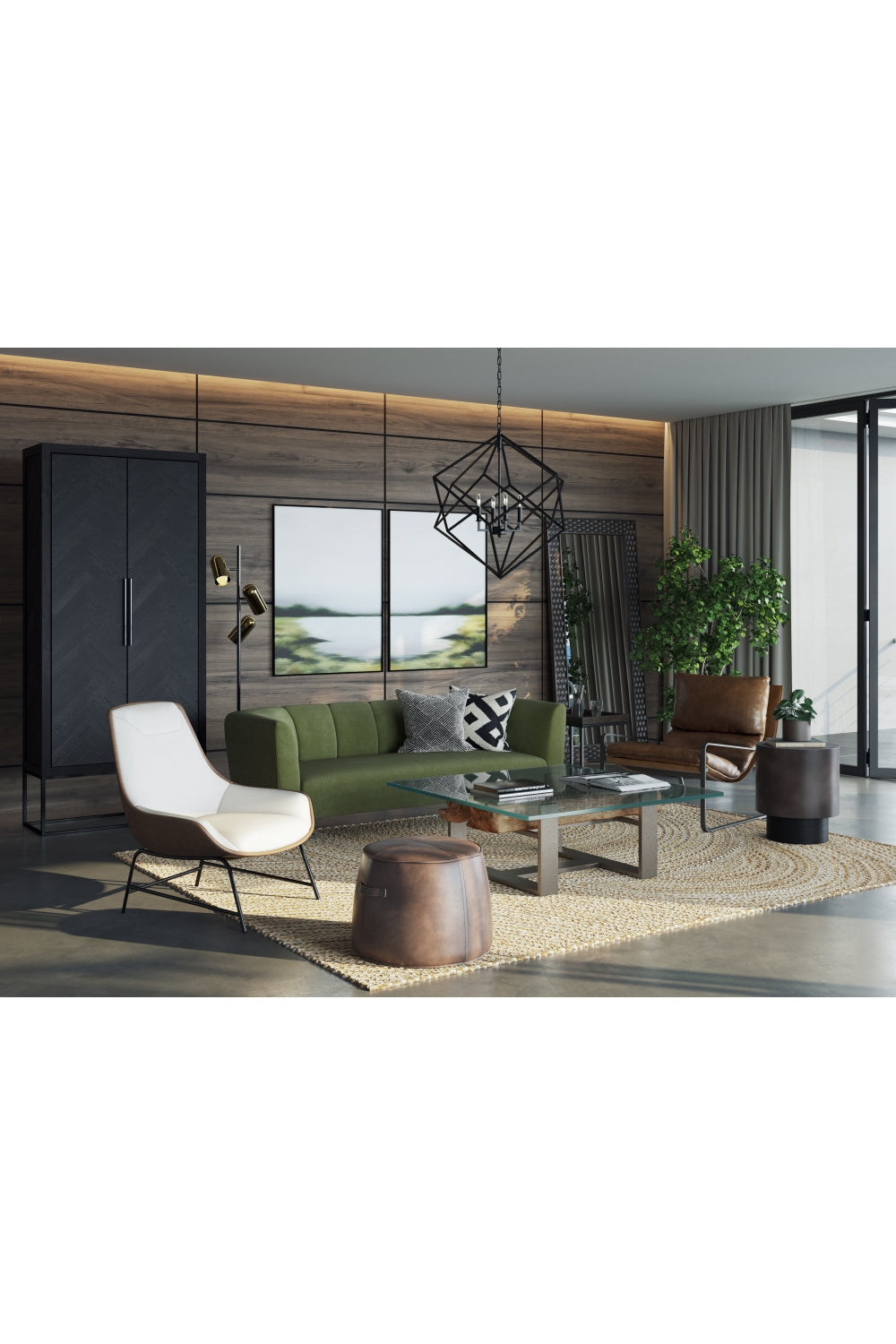 Modern European furniture - Leather Exterior Lounge Chair - www.oroa.com | Oroa.com