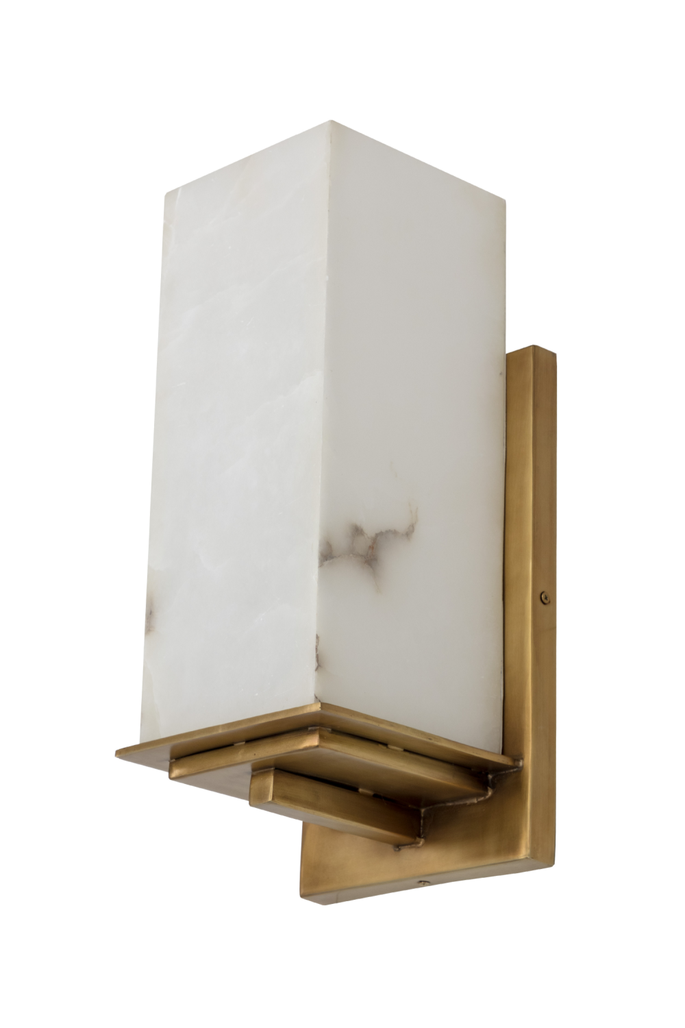 Modern European furniture - Alabaster Block Wall Lamp - www.oroa.com | Oroa.com