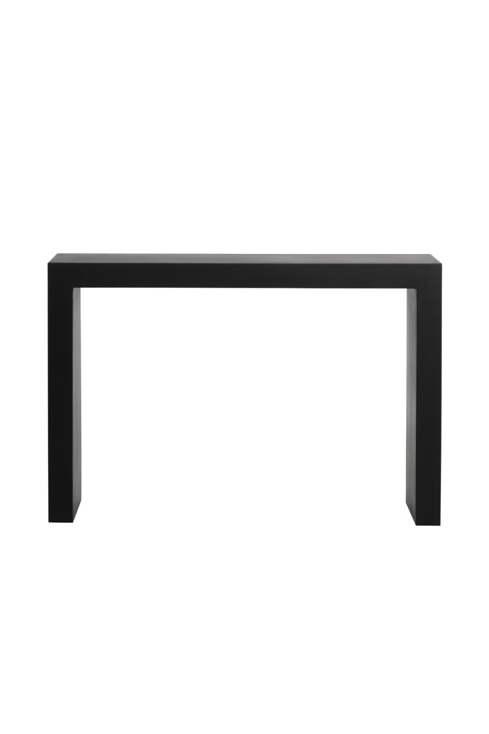 Modern European furniture - Black Minimalist Indoor/Outdoor Console Table - www.oroa.com | Oroa.com