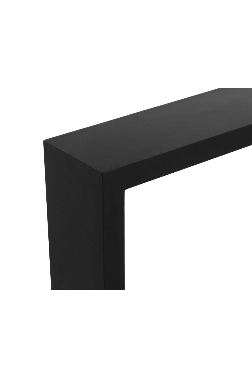 Modern European furniture - Black Minimalist Indoor/Outdoor Console Table - www.oroa.com | Oroa.com