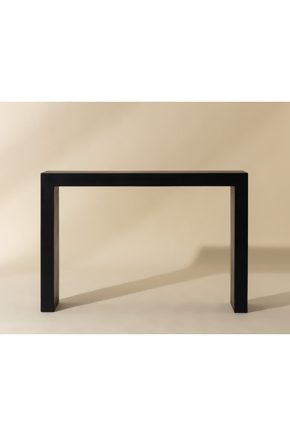 Modern European furniture - Black Minimalist Indoor/Outdoor Console Table - www.oroa.com | Oroa.com