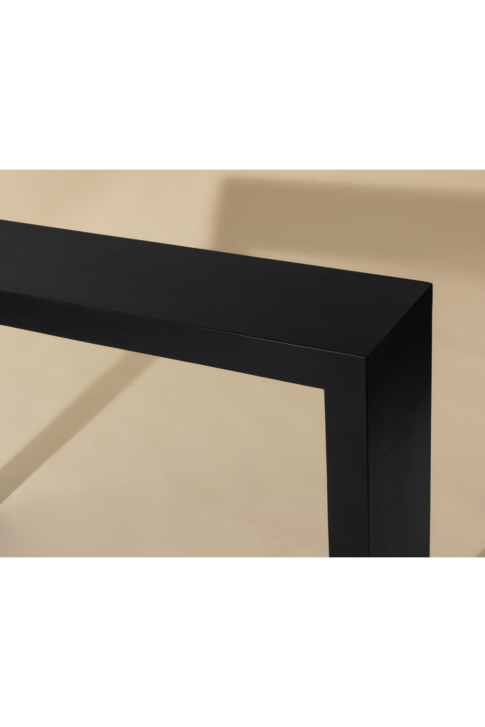 Modern European furniture - Black Minimalist Indoor/Outdoor Console Table - www.oroa.com | Oroa.com