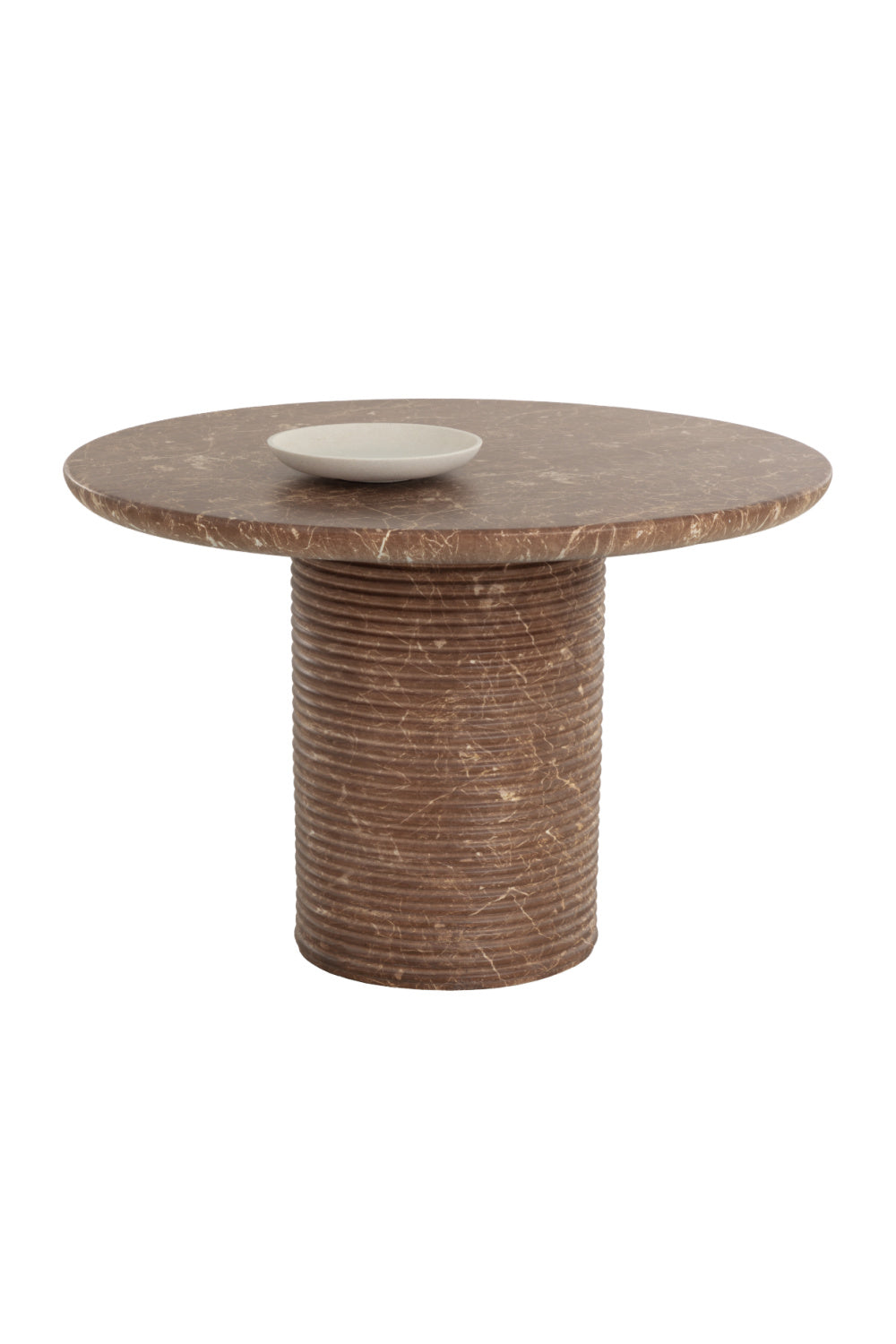 Modern European furniture - Round Indoor/Outdoor Marble Effect Dining Table - www.oroa.com | Oroa.com