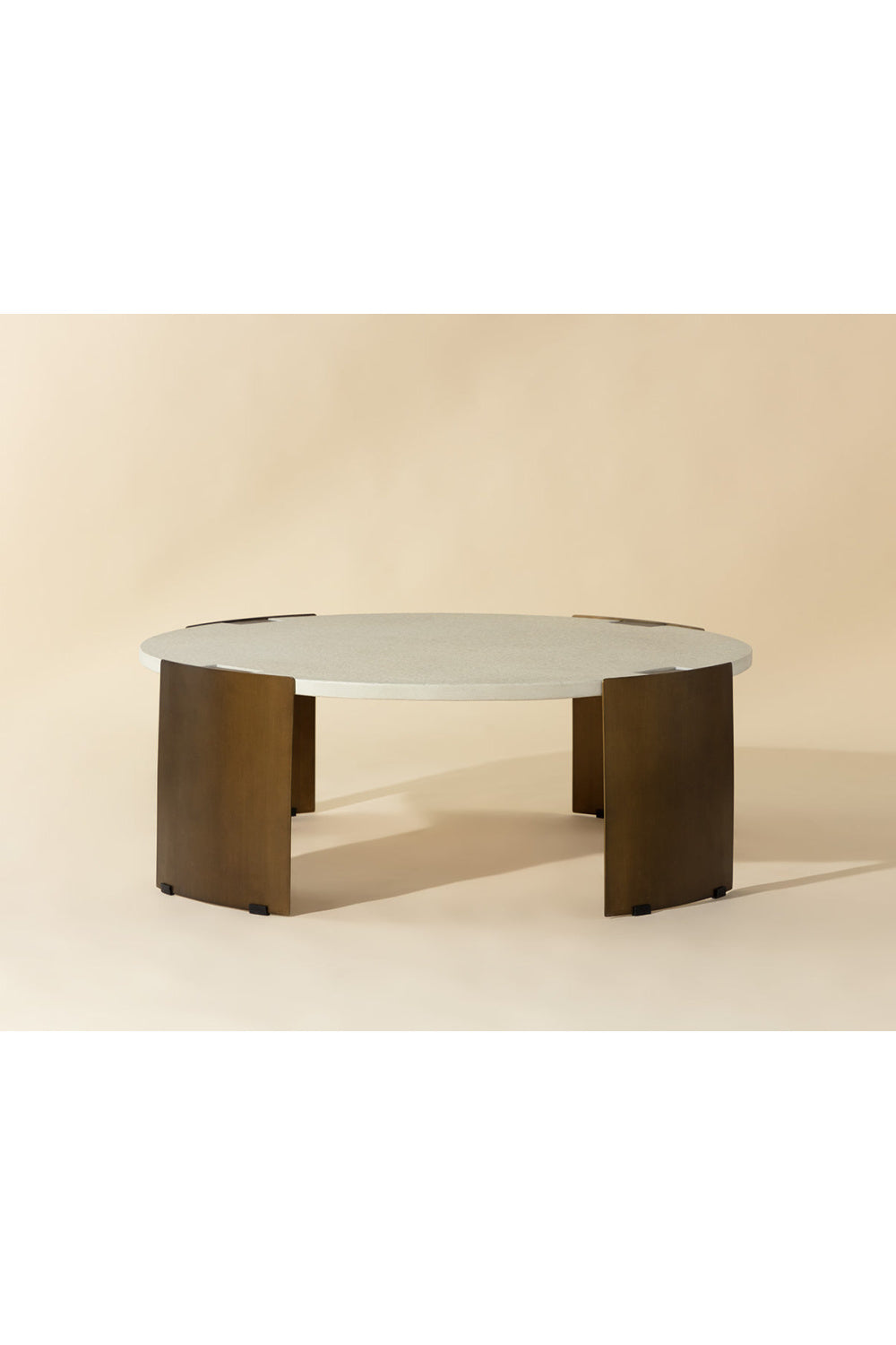 Modern European furniture - Round Concrete Indoor/Outdoor Coffee Table - www.oroa.com | Oroa.com