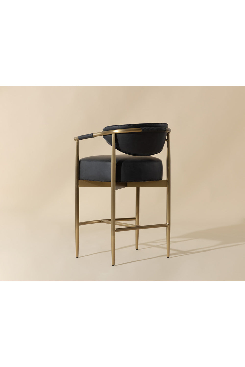 Modern European furniture - Curved Back Counter Stool - www.oroa.com | Oroa.com