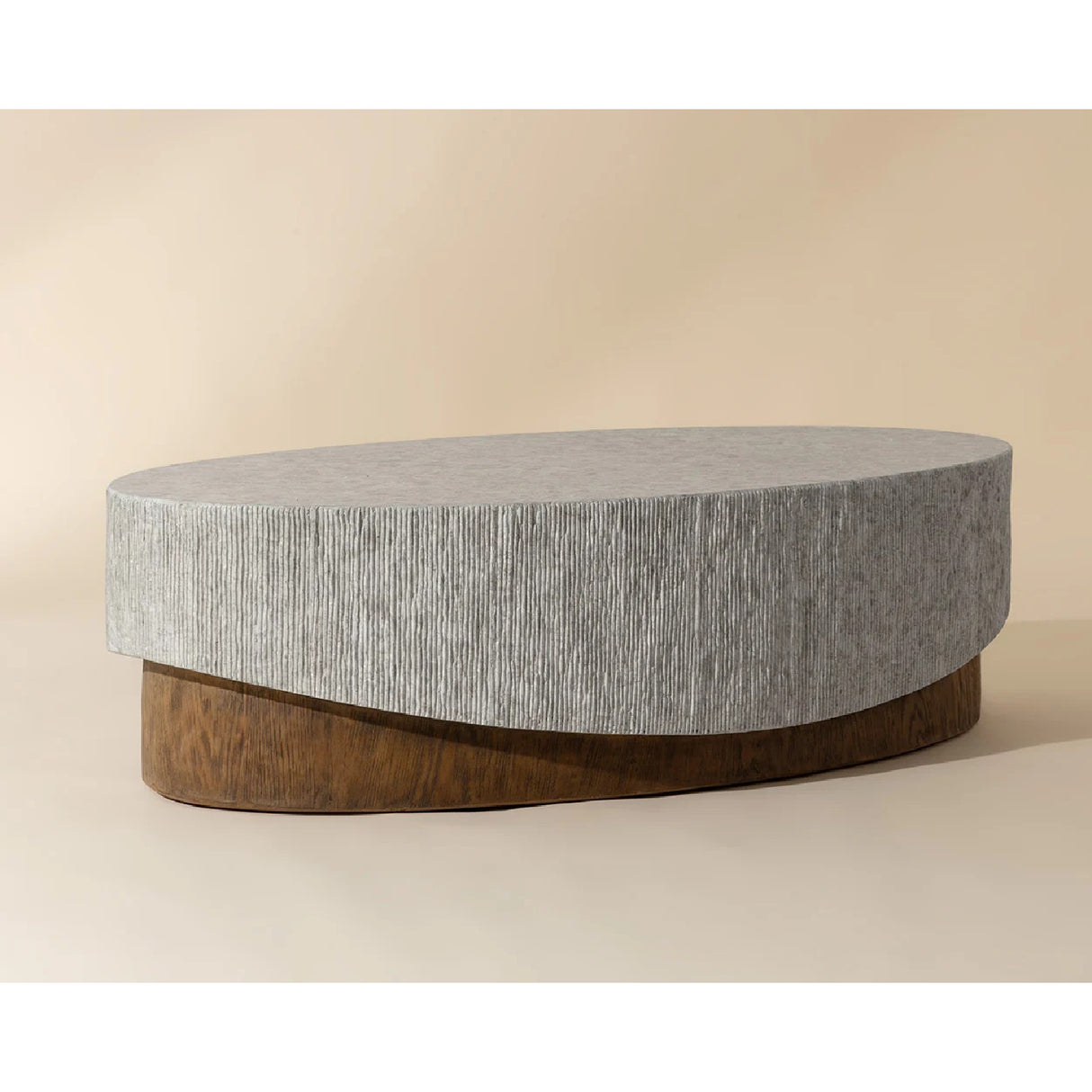 Modern European furniture - Gray Concrete Indoor/Outdoor Coffee Table - www.oroa.com | Oroa.com