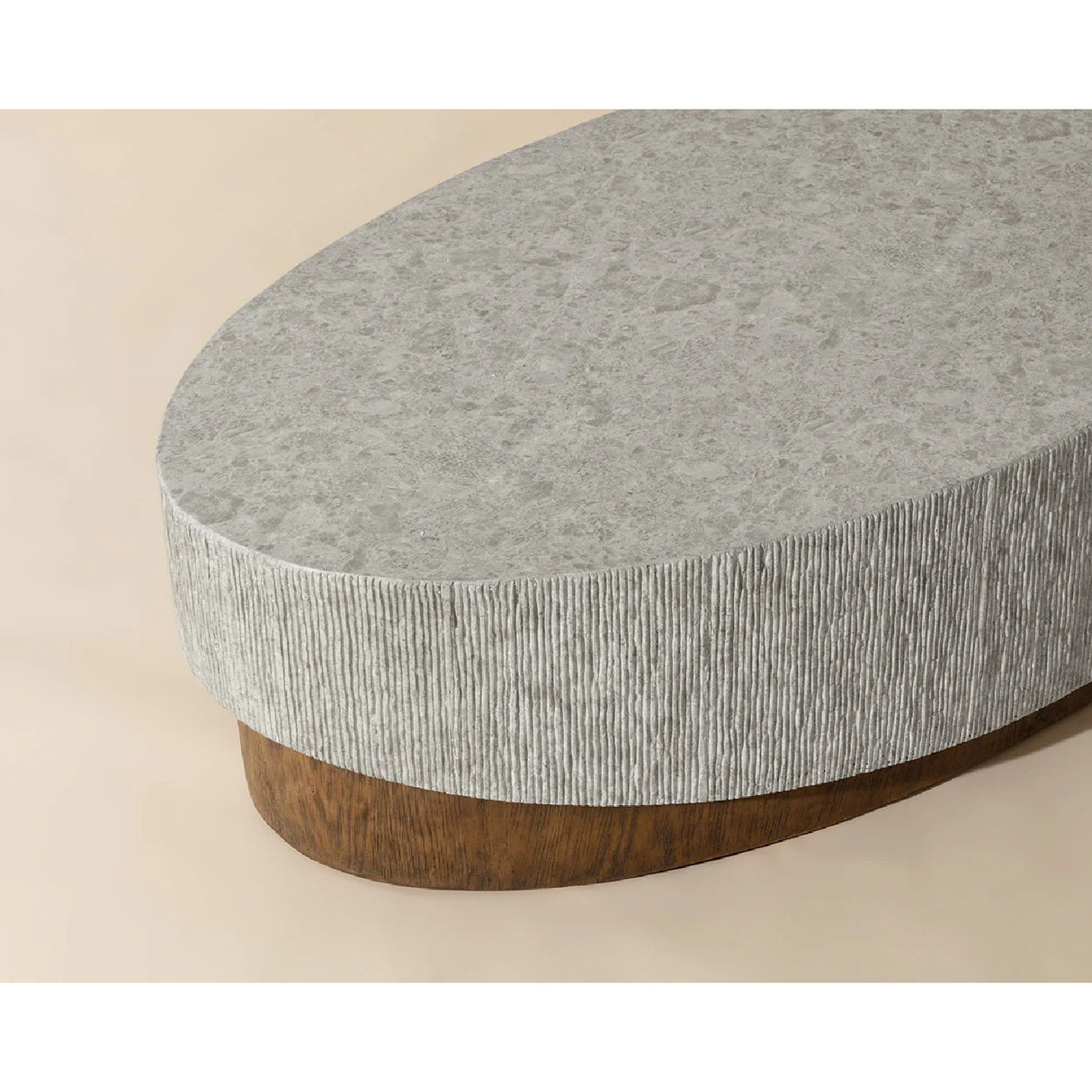 Modern European furniture - Gray Concrete Indoor/Outdoor Coffee Table - www.oroa.com | Oroa.com