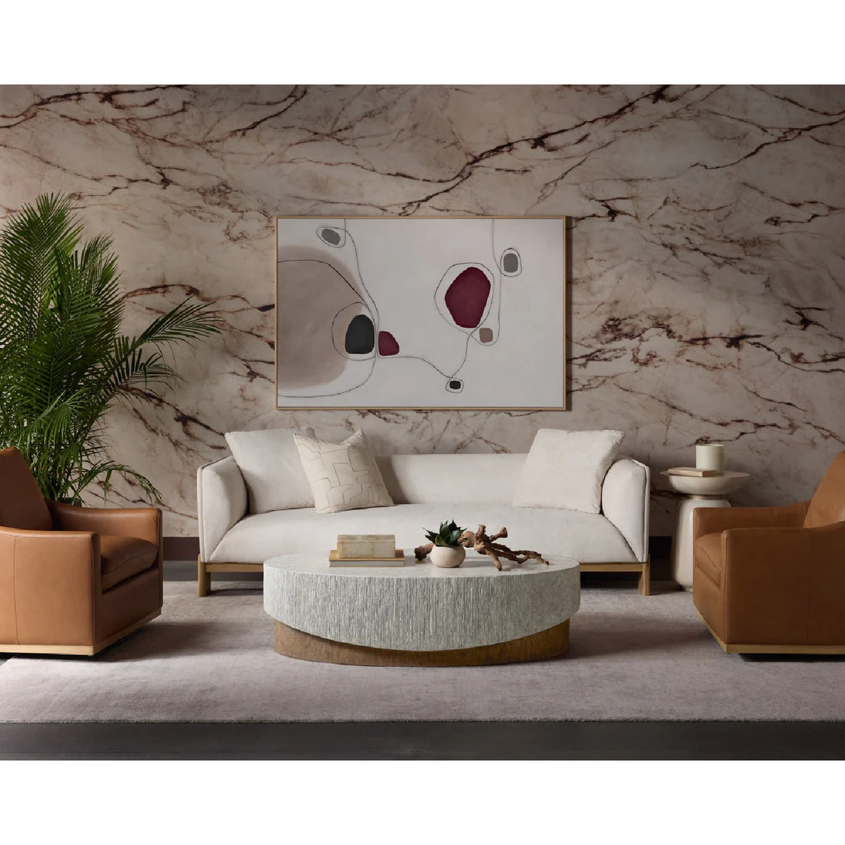 Modern European furniture - Gray Concrete Indoor/Outdoor Coffee Table - www.oroa.com | Oroa.com