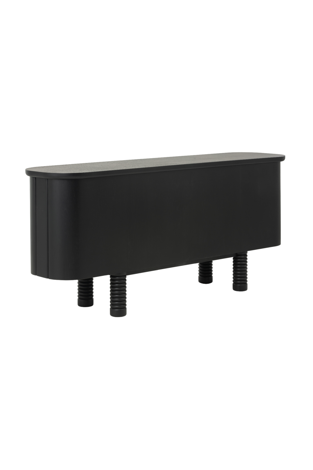 Modern European furniture - Black Oak 4-Door Sideboard - www.oroa.com | Oroa.com