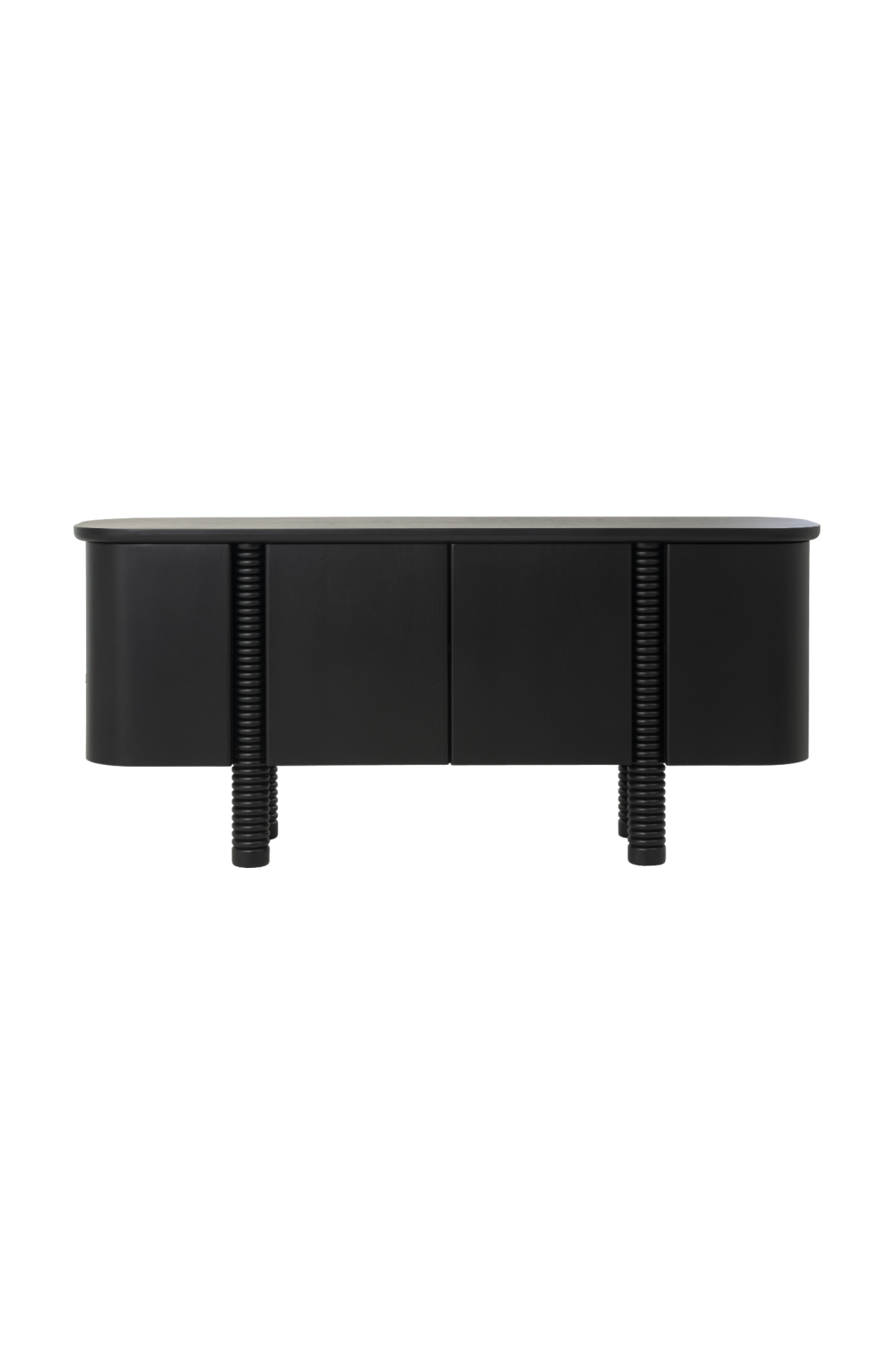 Modern European furniture - Black Oak 4-Door Sideboard - www.oroa.com | Oroa.com