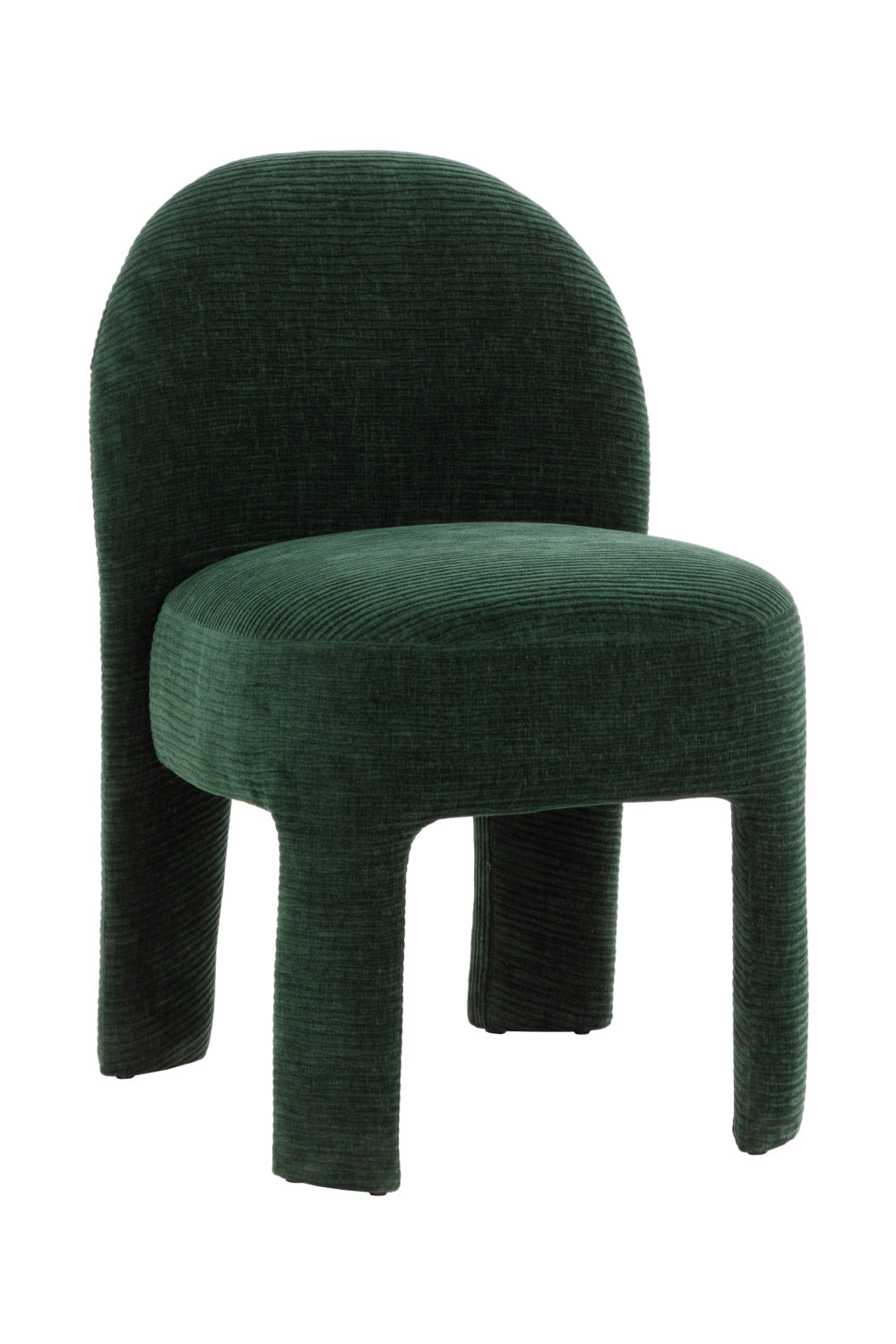 Modern European furniture - Ribbed Fabric Dining Chair - www.oroa.com | Oroa.com