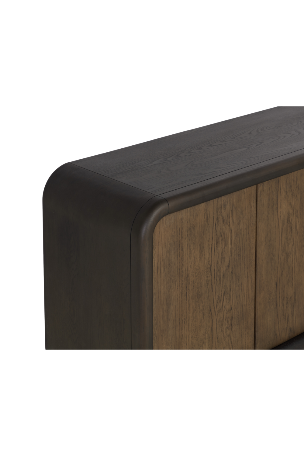 Modern European furniture - Brown Oak 4-Door Sideboard - www.oroa.com | Oroa.com