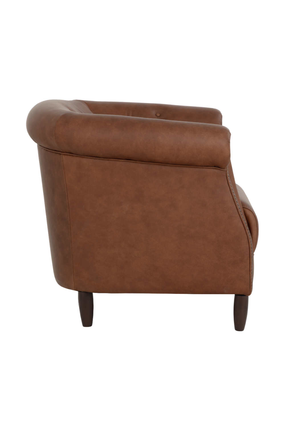 Modern European furniture - Leather Chesterfield Lounge Chair - www.oroa.com | Oroa.com