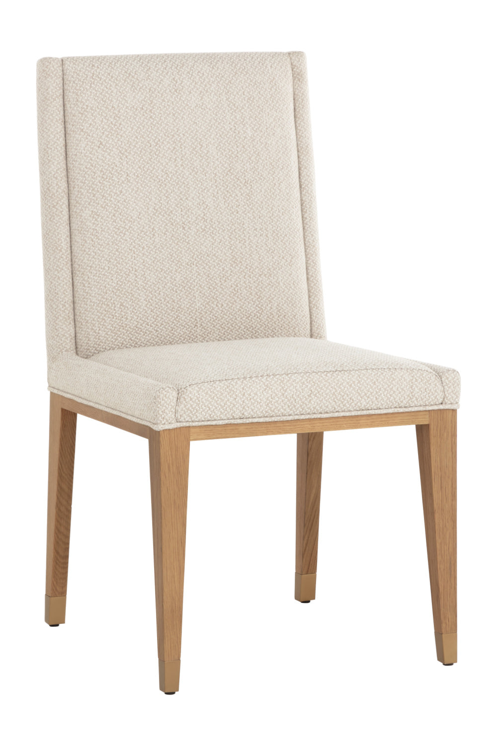 Modern European furniture - Rustic Oak Base Dining Chairs (2) - www.oroa.com | Oroa.com