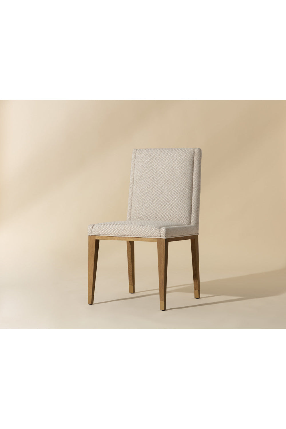 Modern European furniture - Rustic Oak Base Dining Chairs (2) - www.oroa.com | Oroa.com