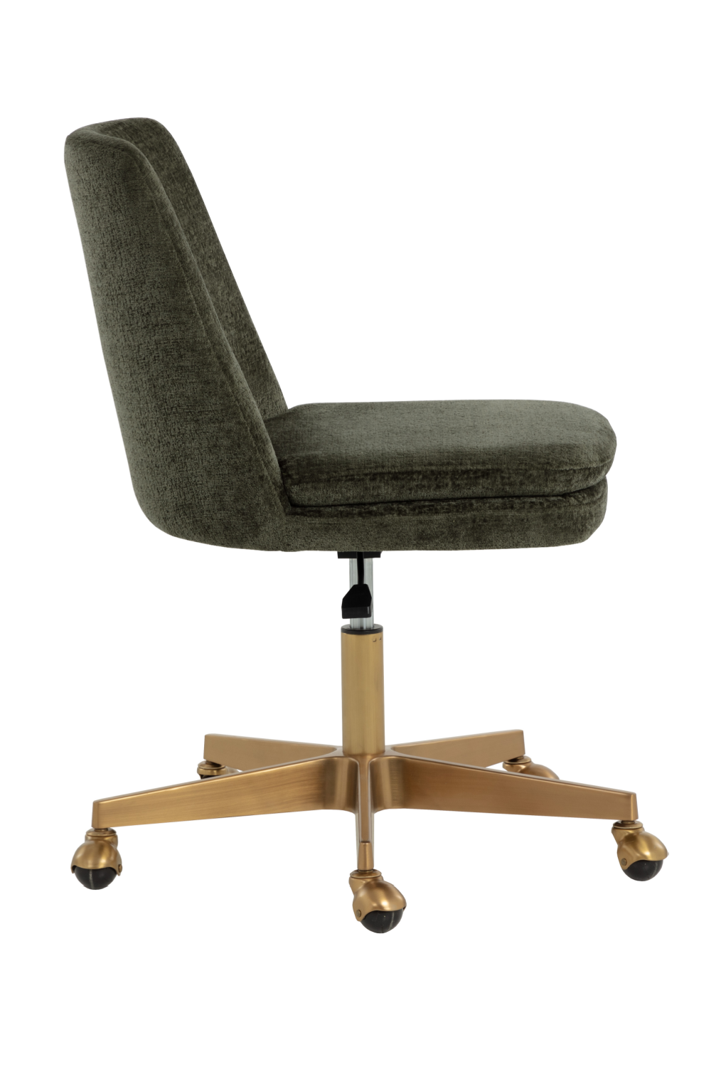 Modern European furniture - Matte Gold Base Office Chair - www.oroa.com | Oroa.com