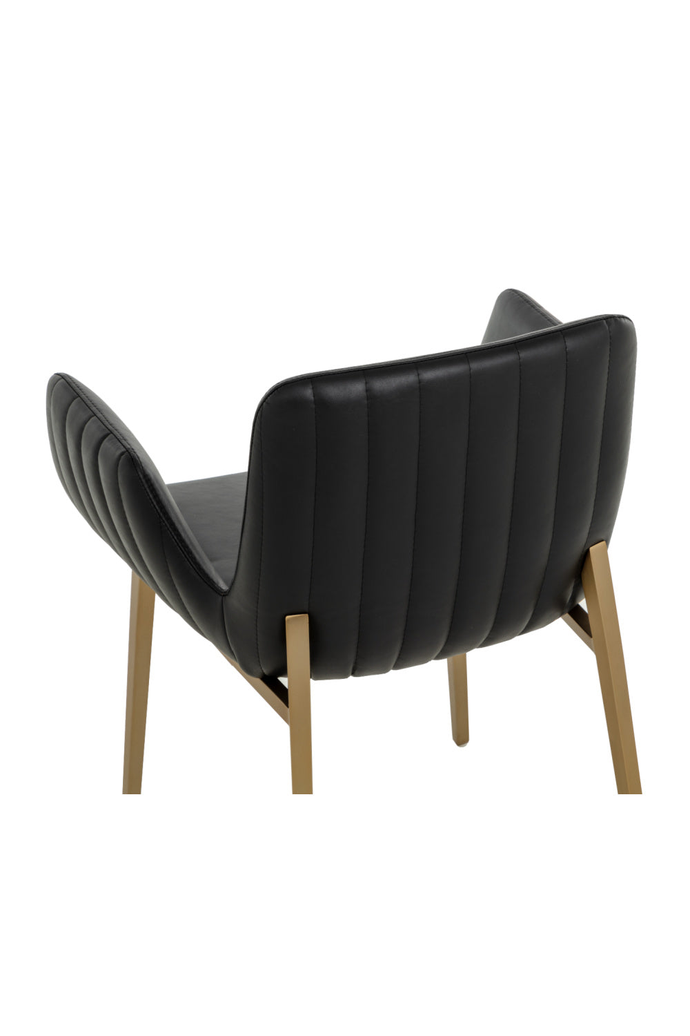 Modern European furniture - Leather Look Scooped Dining Armchair - www.oroa.com | Oroa.com
