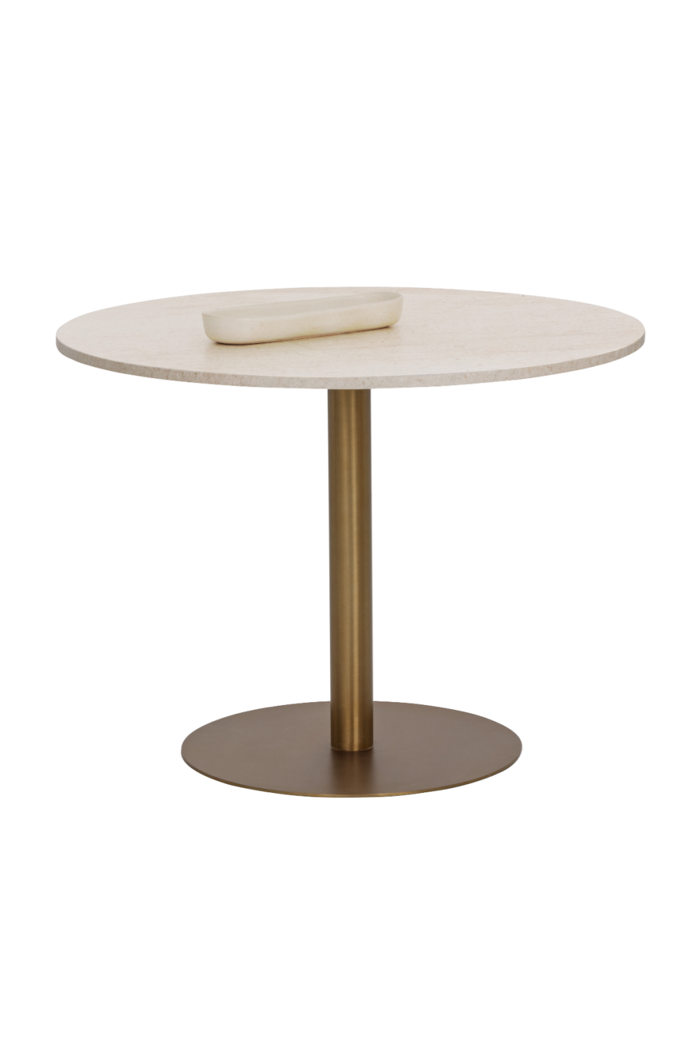 Modern European furniture - White Marble Round Bistro Table - www.oroa.com | Oroa.com