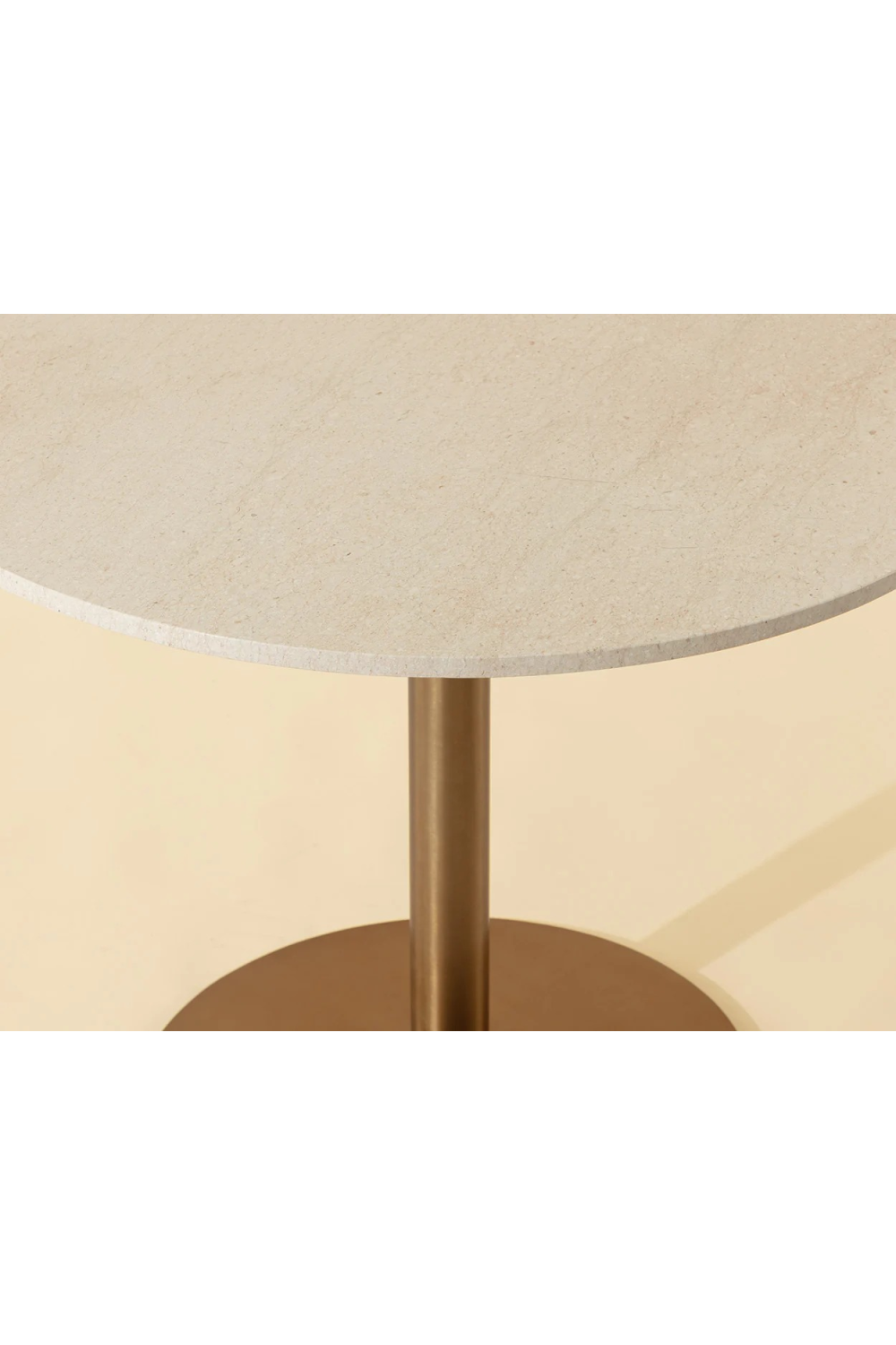 Modern European furniture - White Marble Round Bistro Table - www.oroa.com | Oroa.com